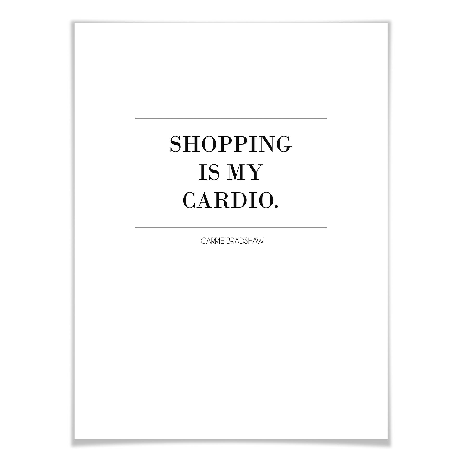 Plakat Zakupy to moje cardio