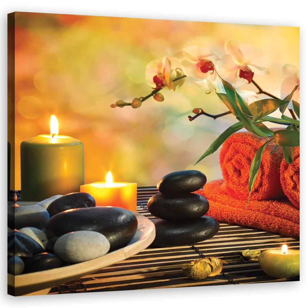 Canvasbillede, Spa Zen Stones Orient