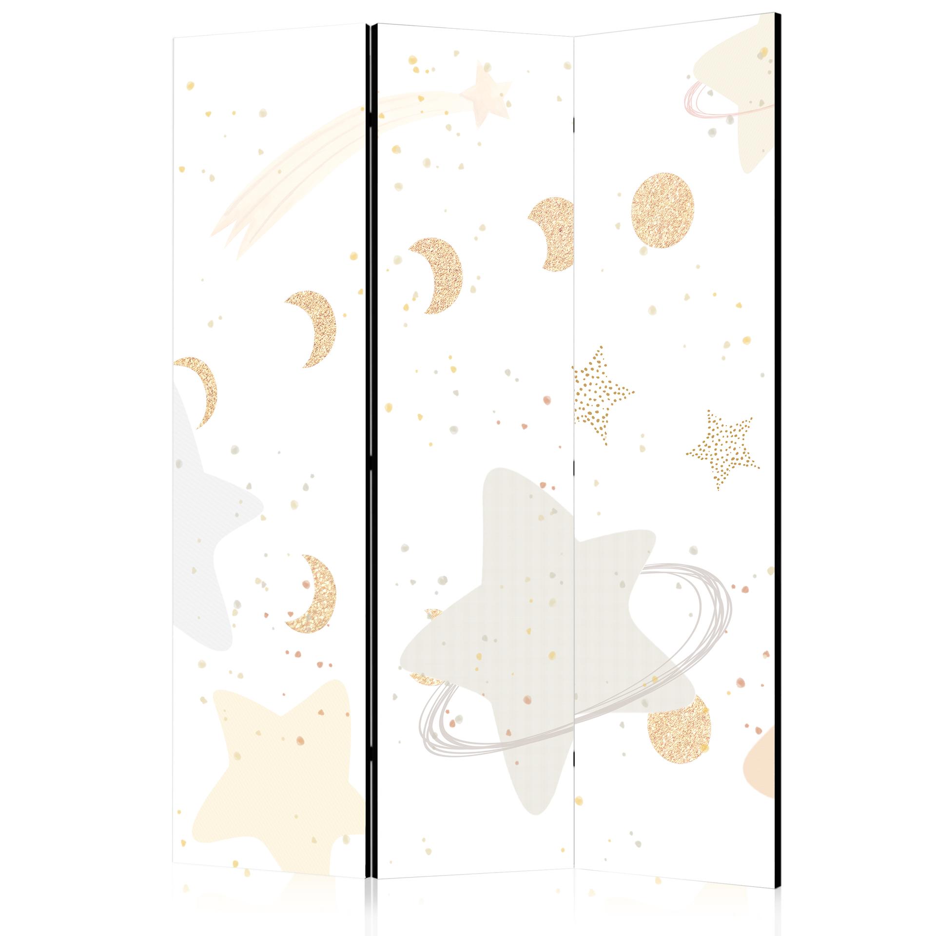 Paravent, Raumteiler freistehend, Trennwand - Fairy-Tale Galaxy