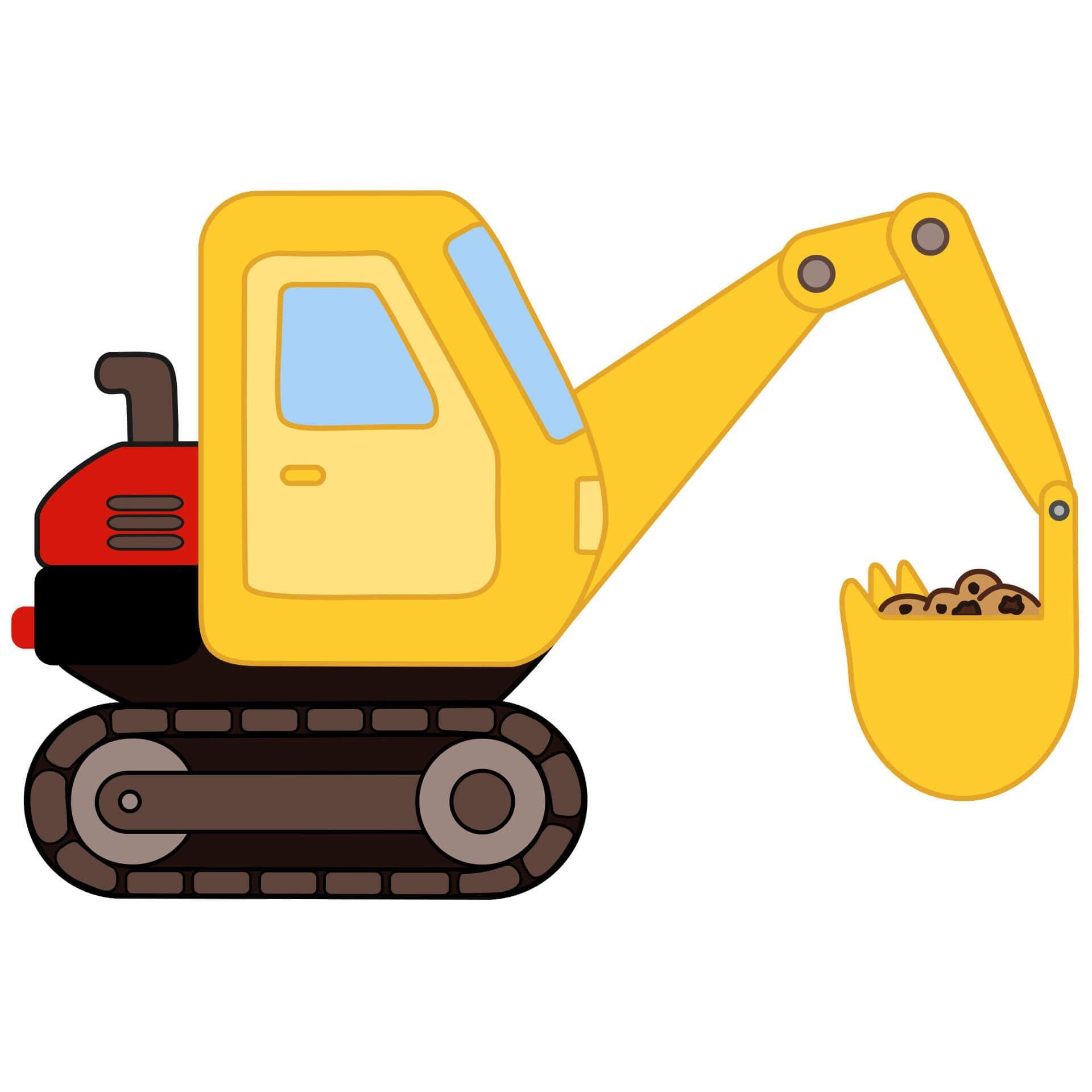 Muursticker Graafmachine