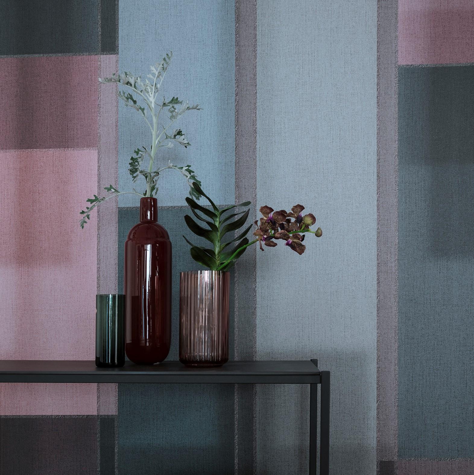 Rood Strepen Behang voor Woonkamer Slaapkamer 2.70 x 2.12 cm