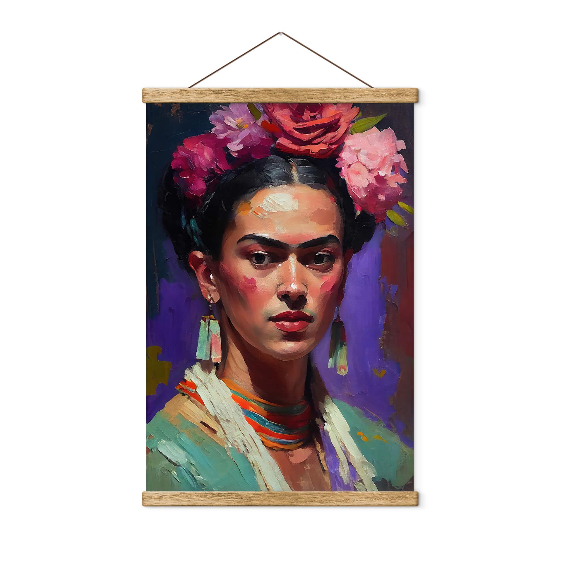 Tekstil plakat Treechild - Portrait of Frida