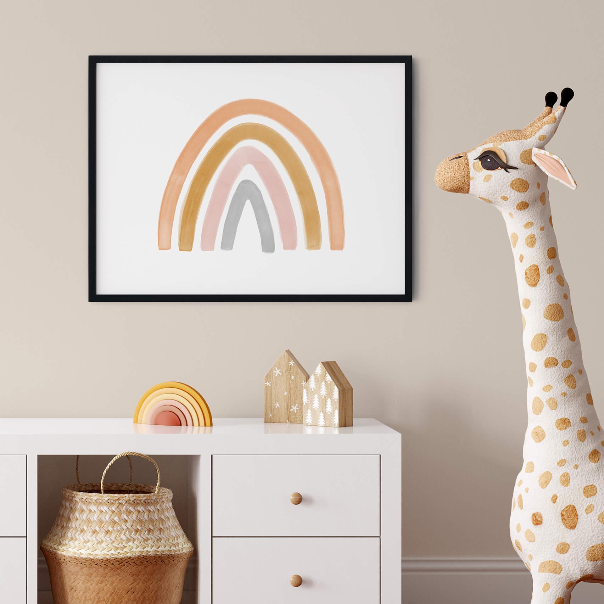 Plakat Nouveauprints - Kolorowa tęcza