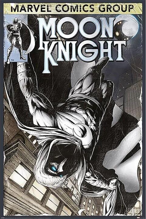 Poster, film poster Moon Knight - Comic Book Cover 61x91,5 cm