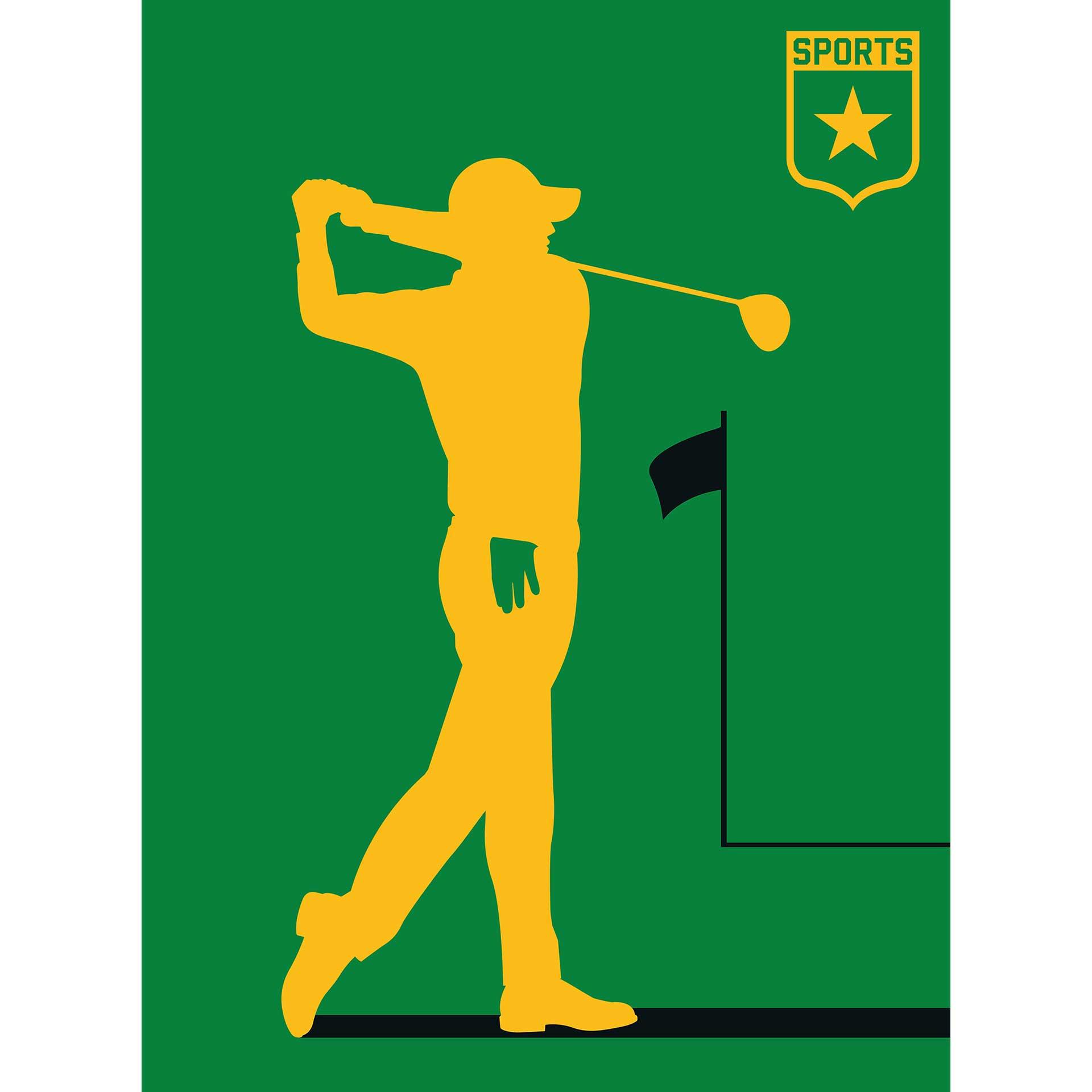 Livingwalls papier peint photo ARTist Golfplayer