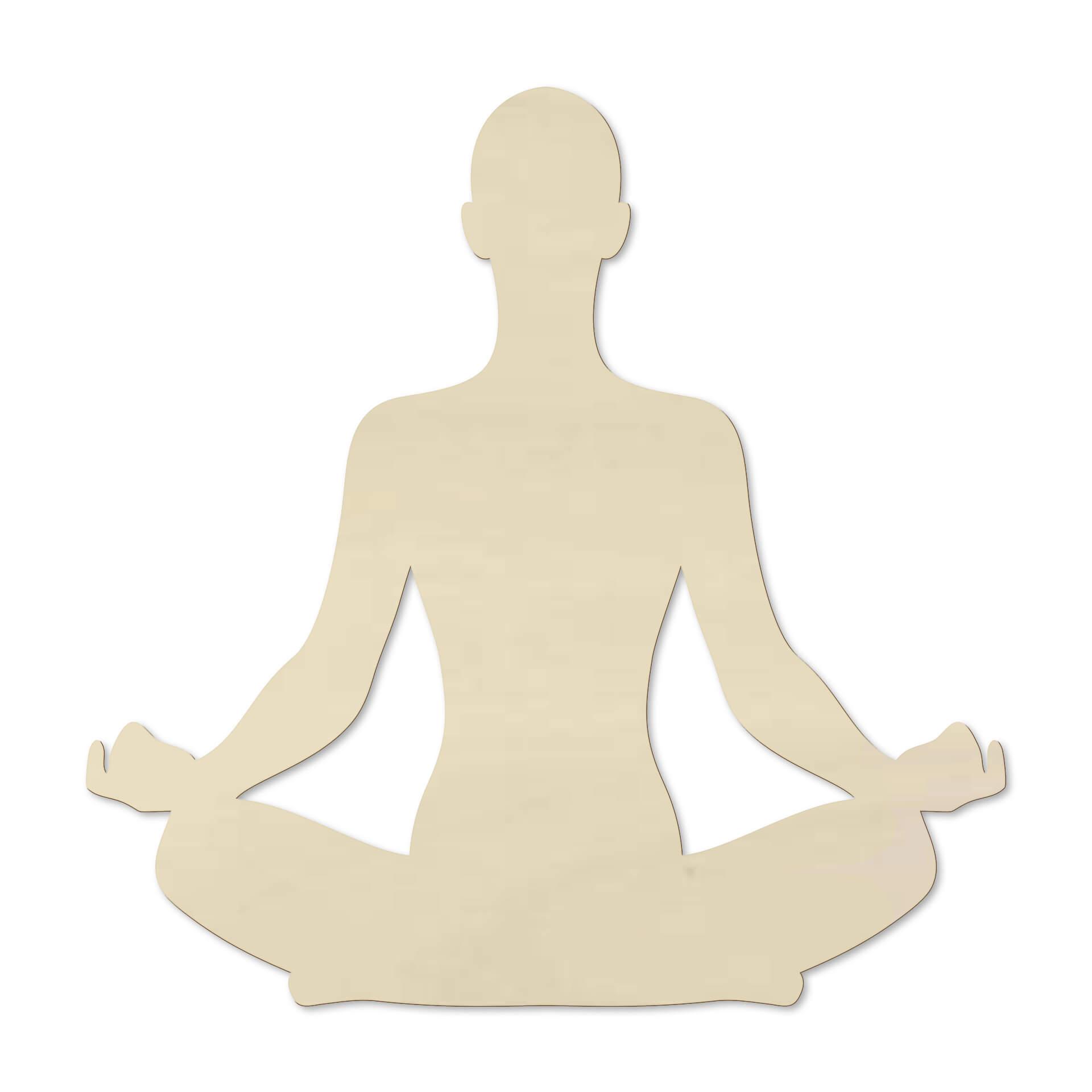 Decori in legno - Posizione Yoga 01