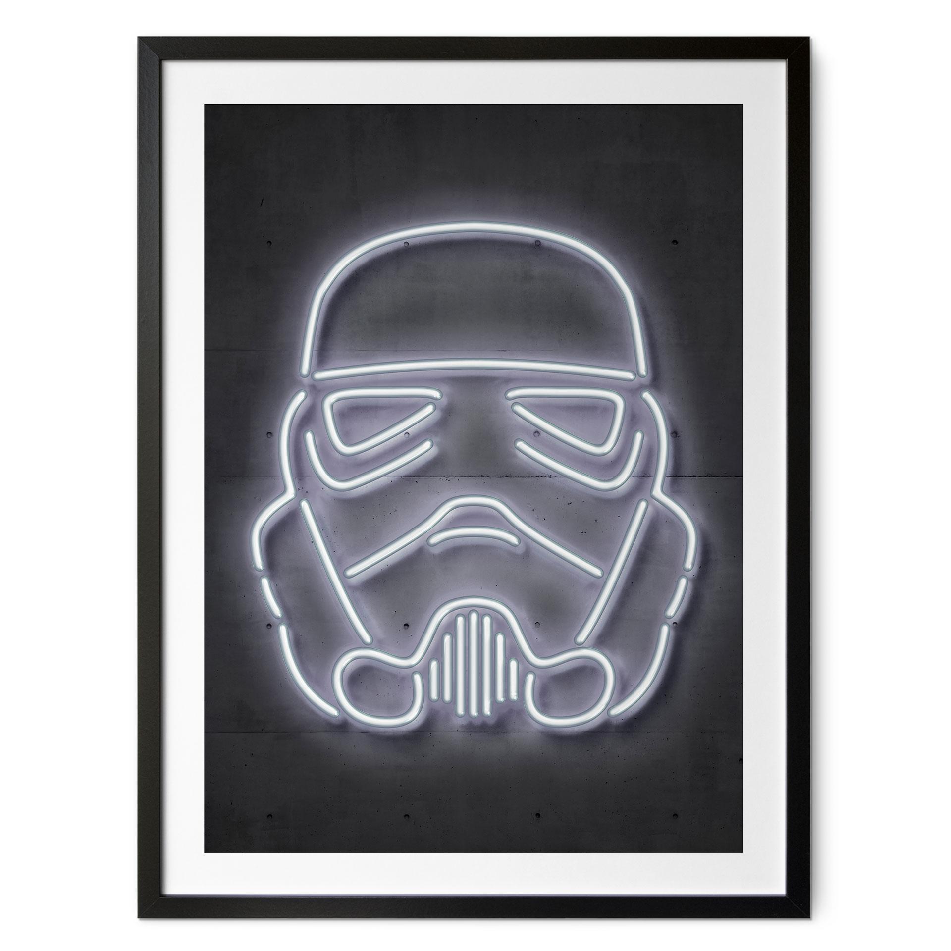 Plakat med stormtroopers hjelme - Mielu