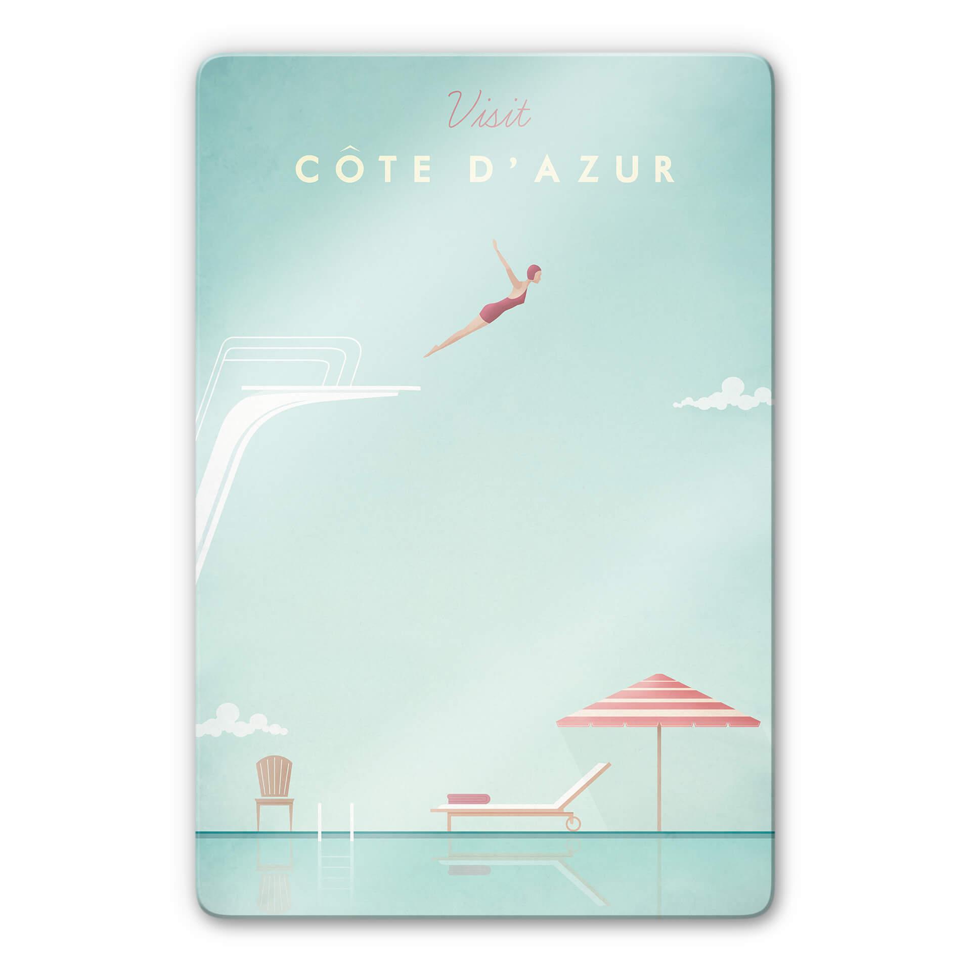 Glasbillede - Rivers - Côte d'Azur