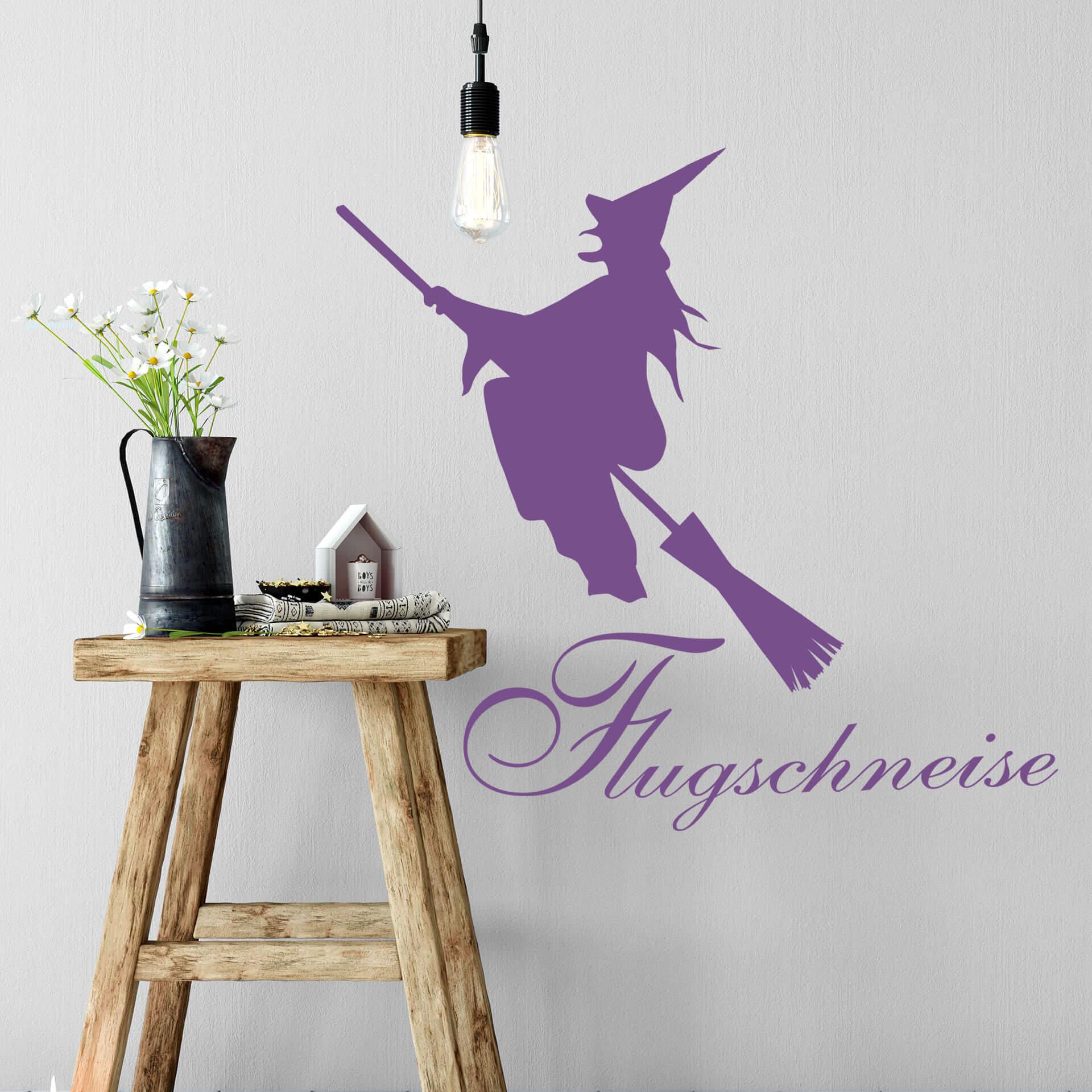 Wandtattoo Flugschneise