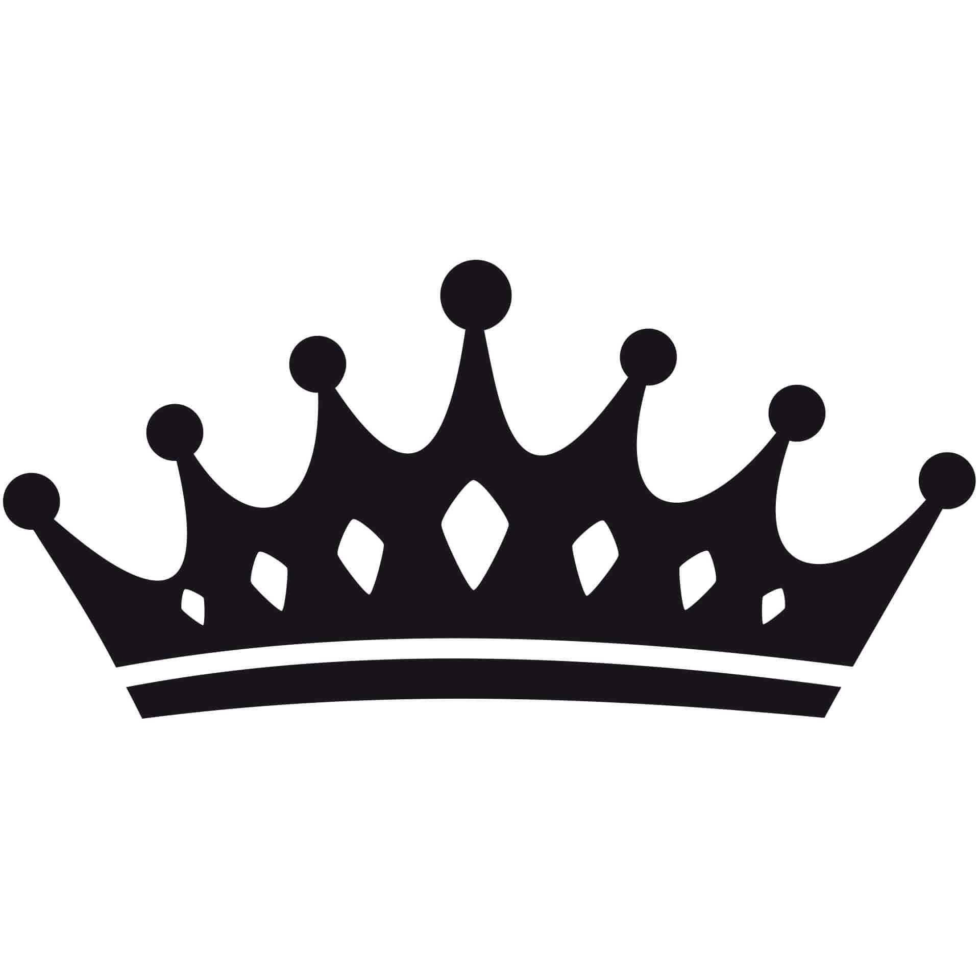Muursticker Kroon 2