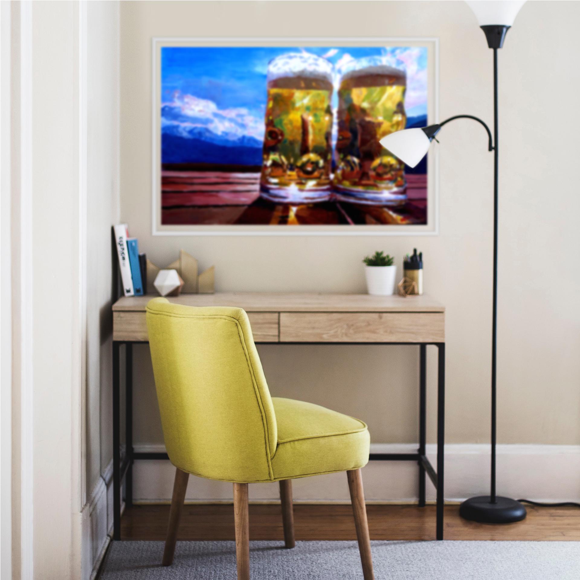 Wallprint W - Bleichner - Zwei Bier in den Bergen