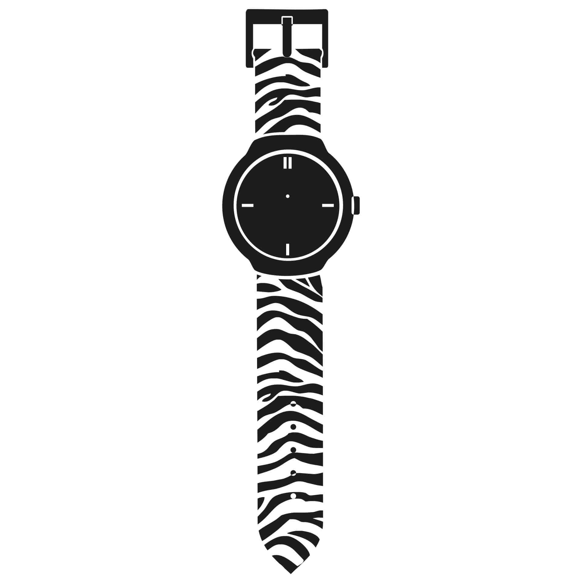 Wandtattoo Armbanduhr Tiger