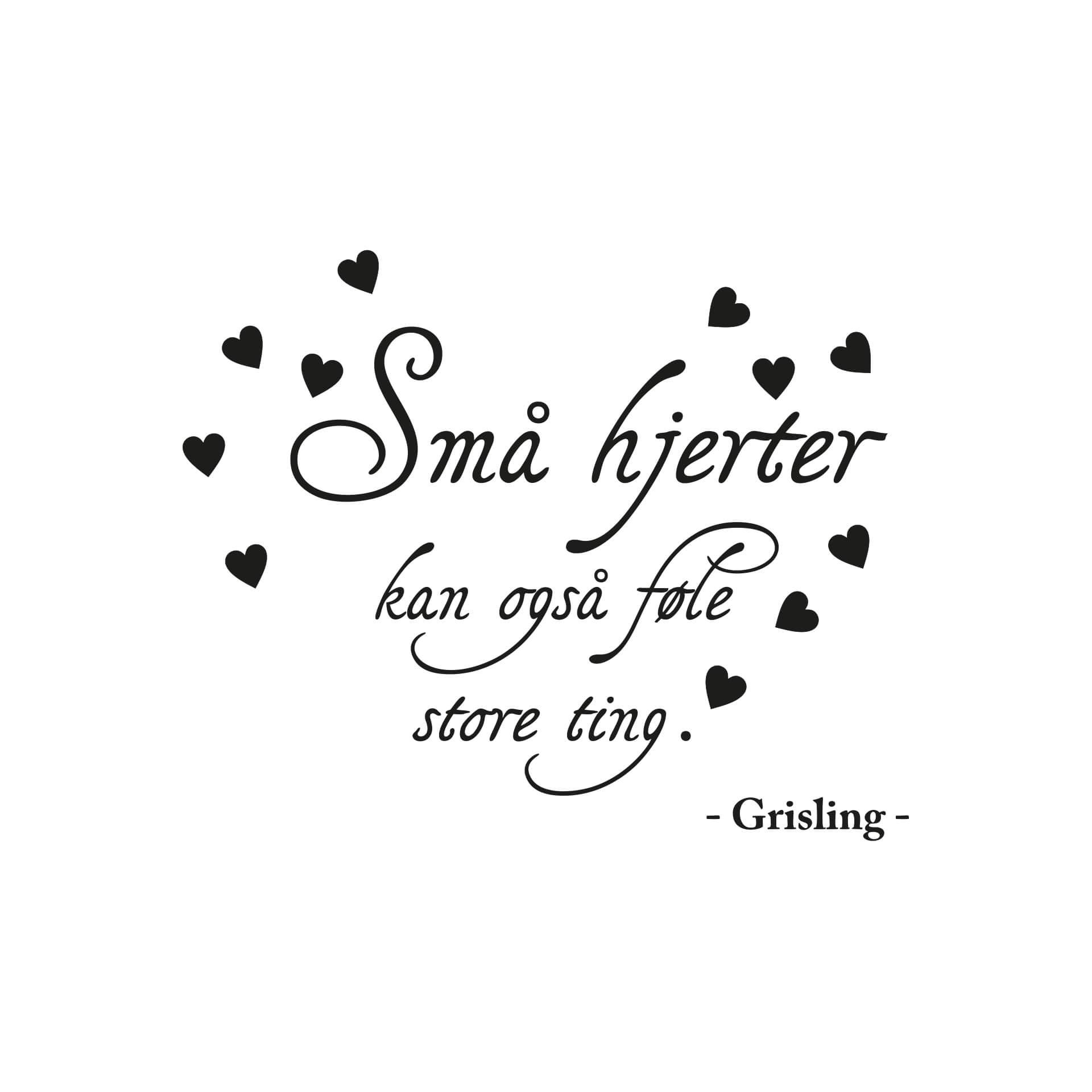 Wandtattoo Sma hjerter...