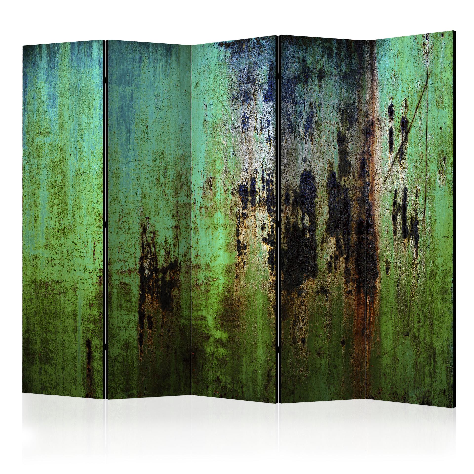 Schermo divisorio - Mistero color smeraldo, 3 pezzi