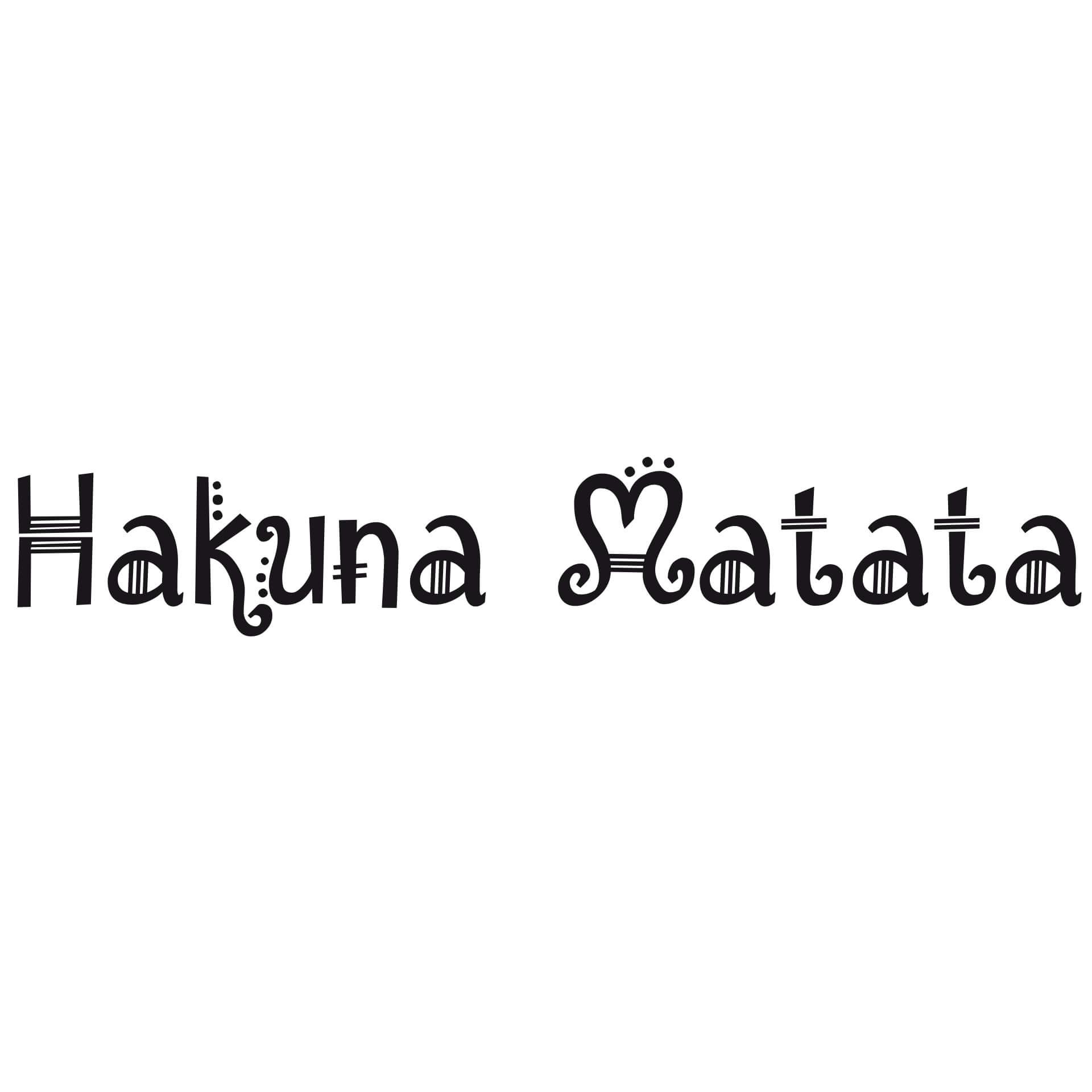 Adesivo Hakuna Matata 05