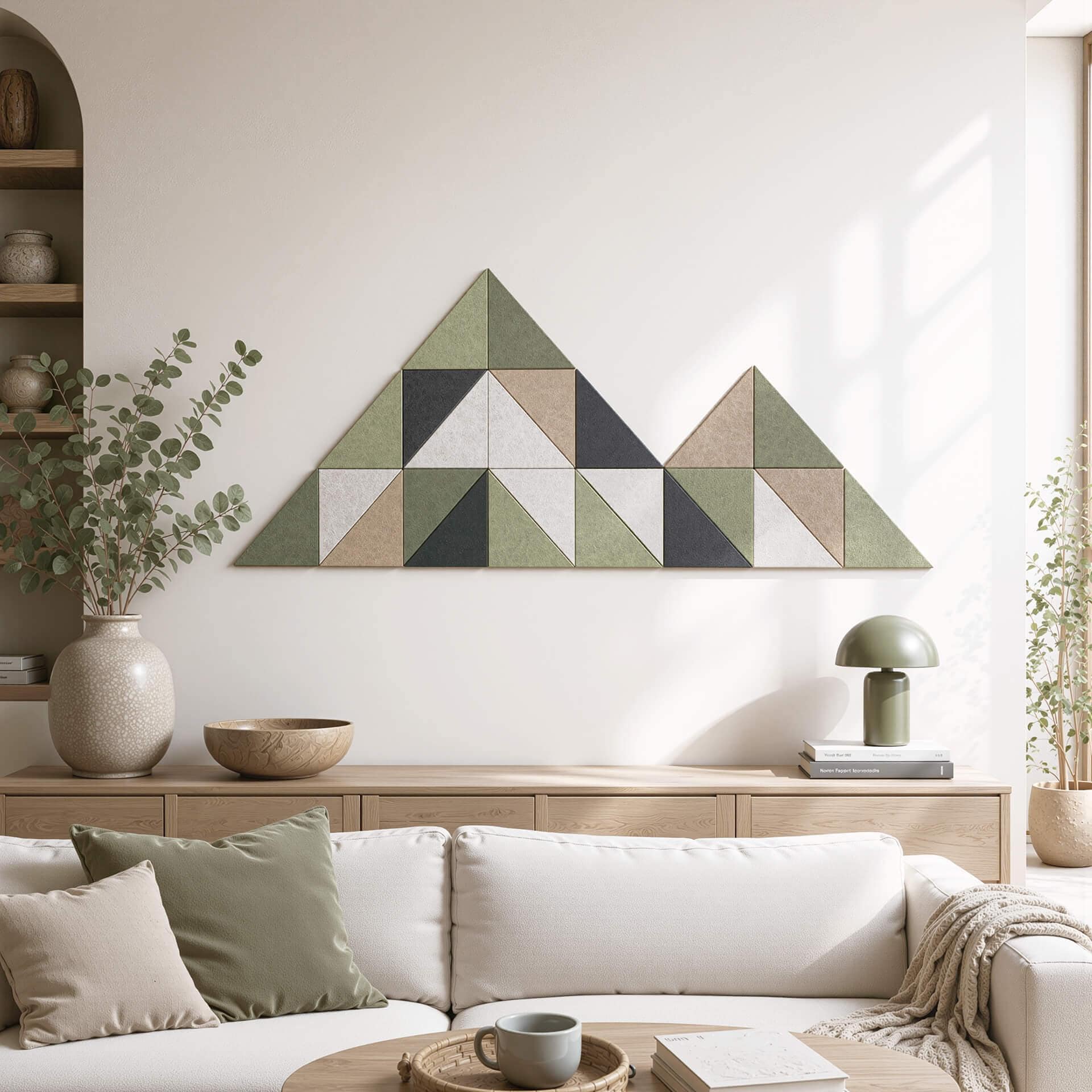 Decori in feltro Triangolo | Decorazione murale, bacheca & isolamento acustico