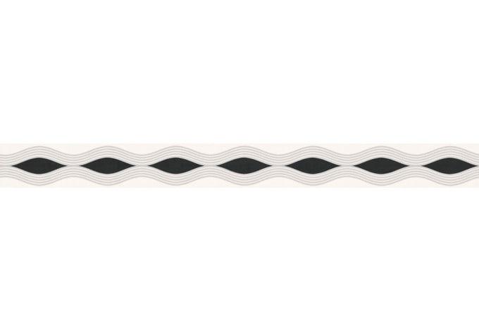 A.S. Création Bordüre Only Borders Borte geometrisch selbstklebend grau, schwarz, weiß