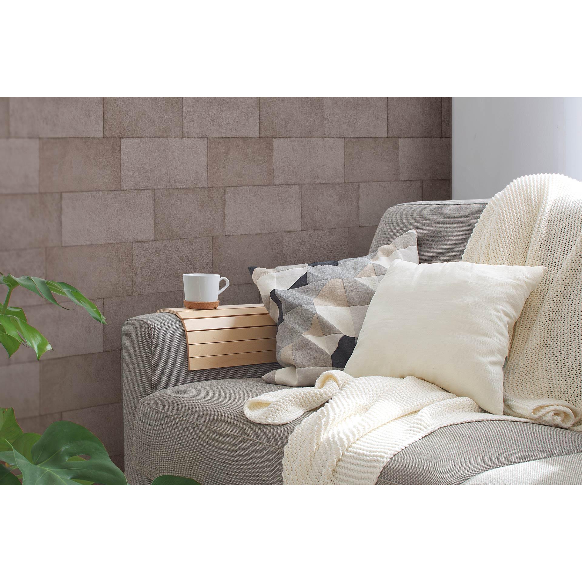 Livingwalls Titanium 3 - Stenen look Vliesbehang