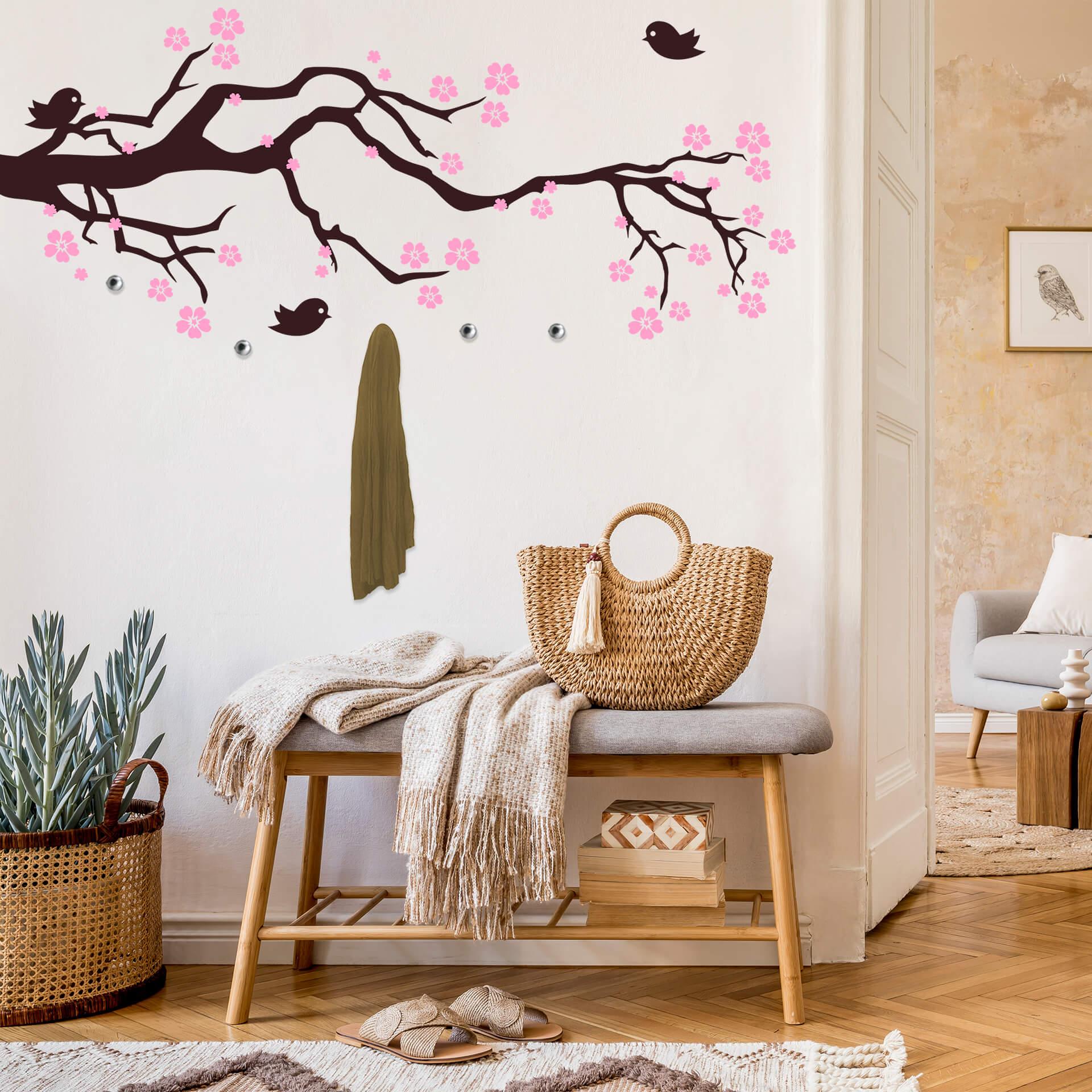 Himmel og skyer + kroge (incl. 5 kroge) wallsticker