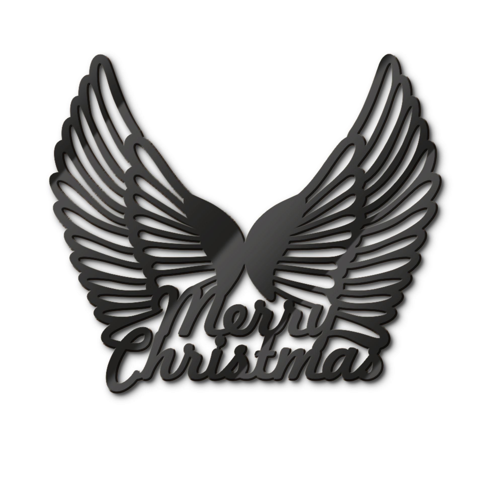 Merry Christmas Engel - Acrylglas