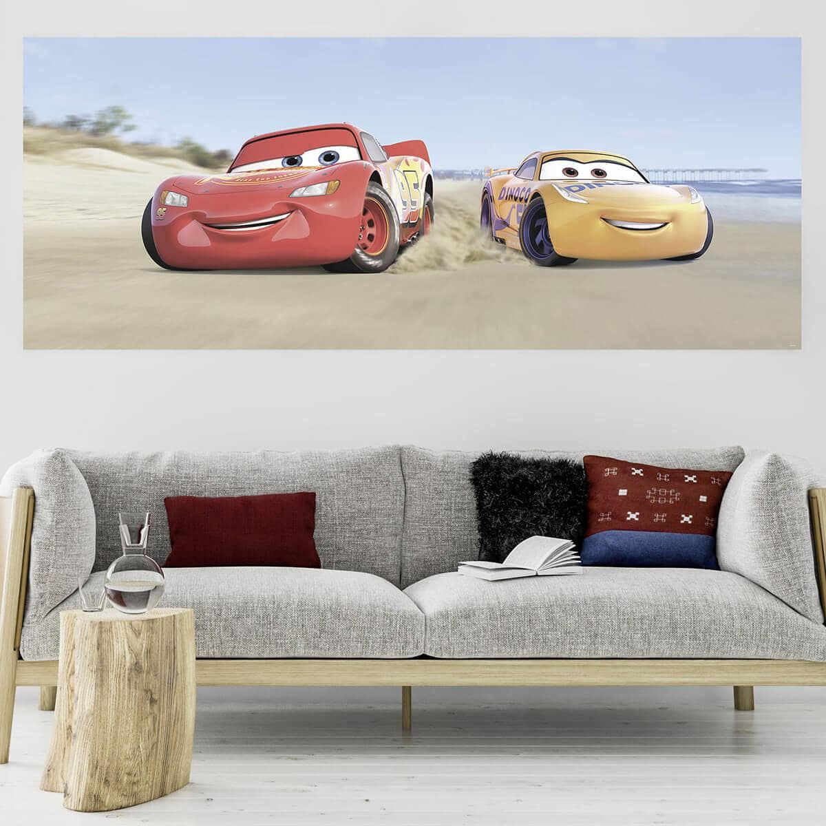 Fotobehang Cars 3 – Beach