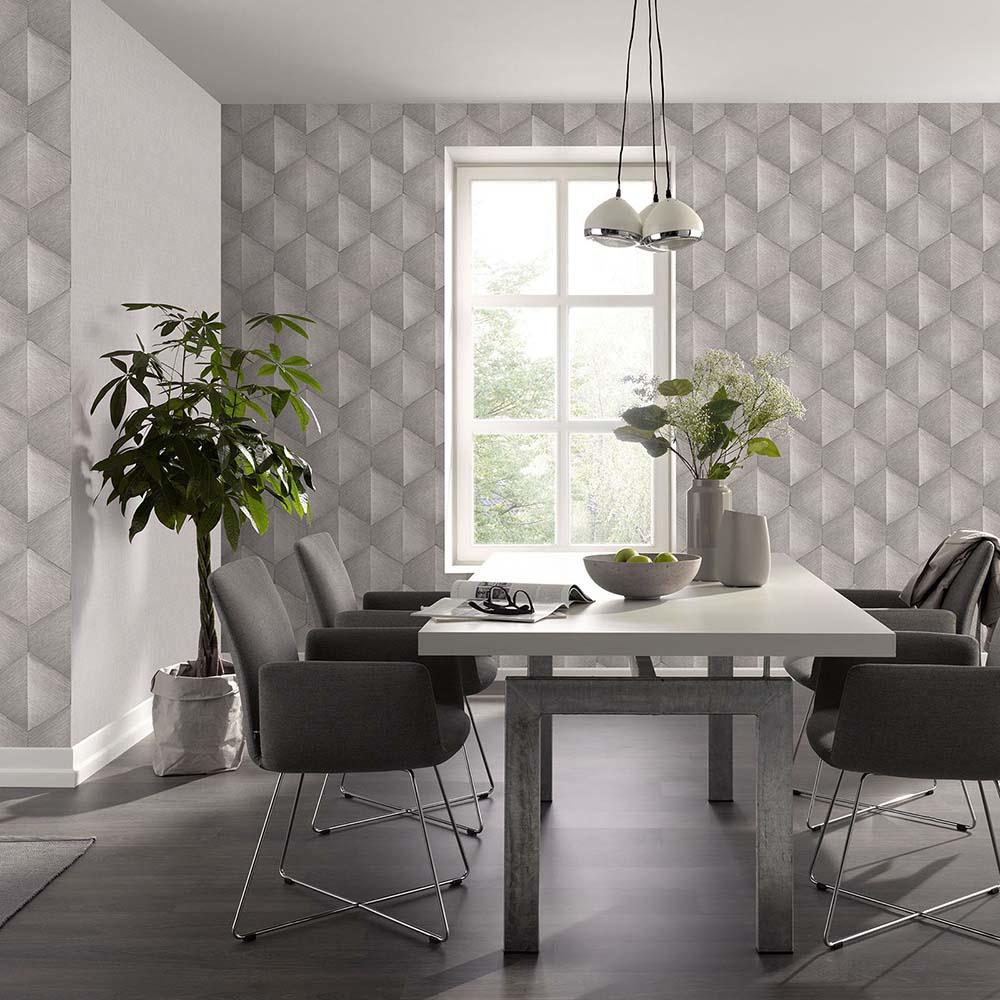 3D tapet, mønstret tapet Fashion for Walls 4 af Guido Maria Kretschmer beige