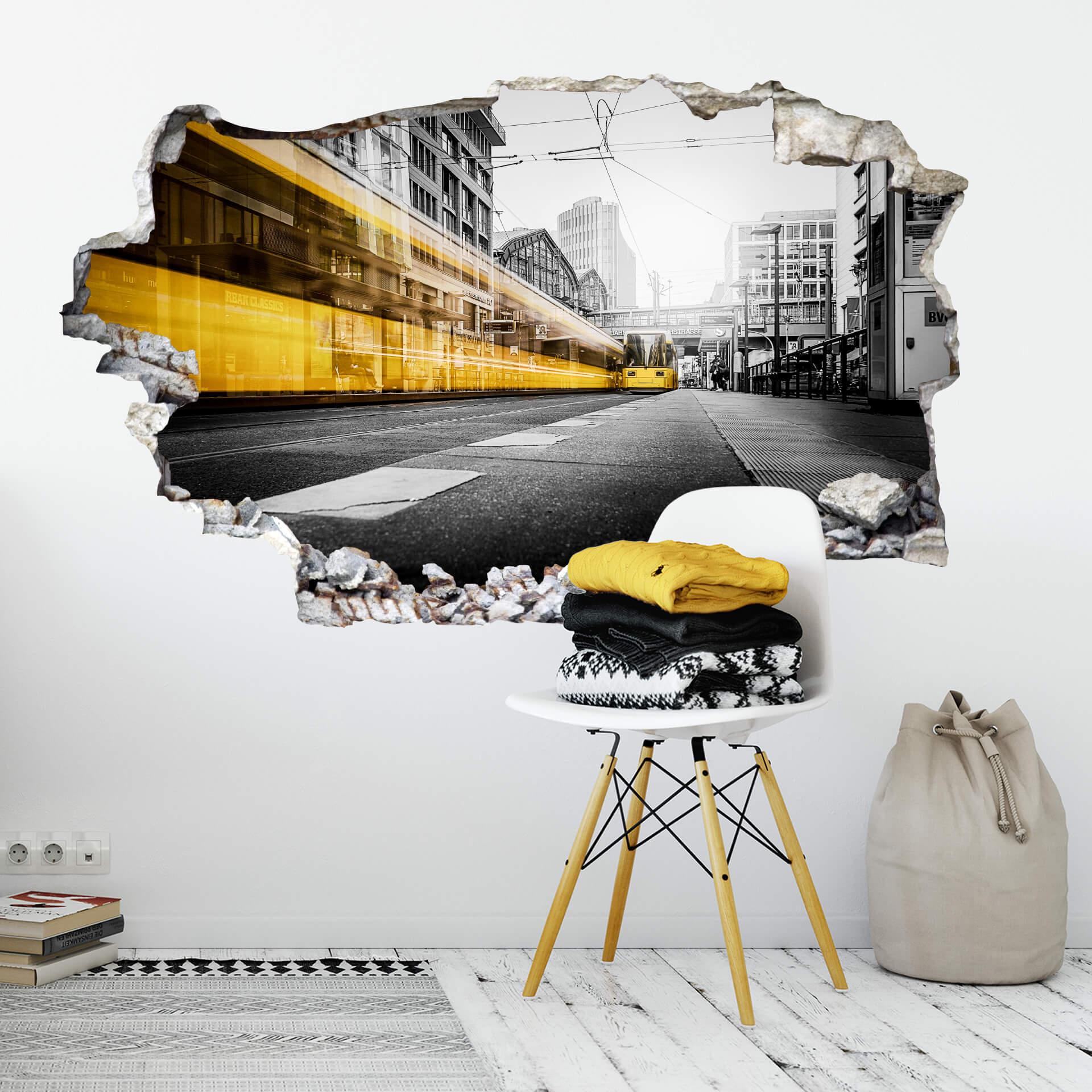 3D Wallsticker - Berlin Friedrichstrasse