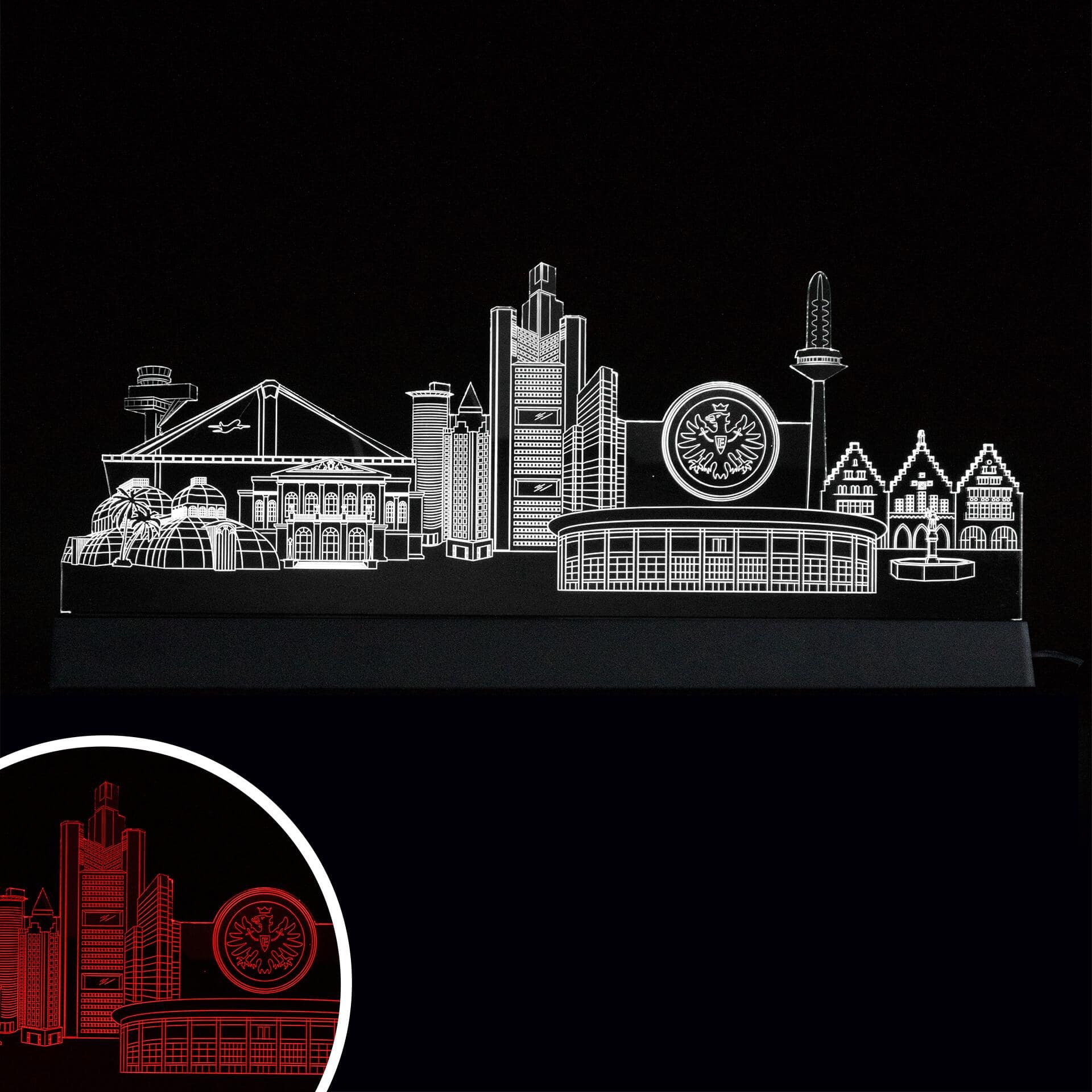 LED Skyline Eintracht Frankfurt
