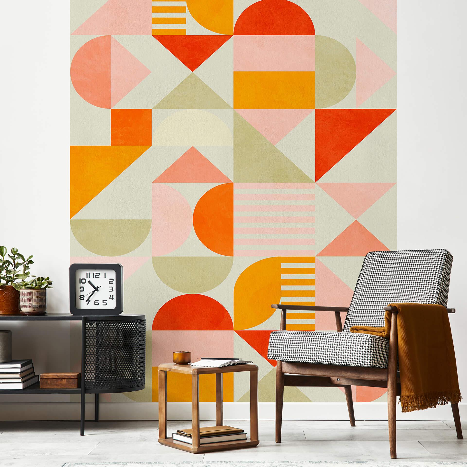 Fototapet Bré - Bauhaus Fun Pastel