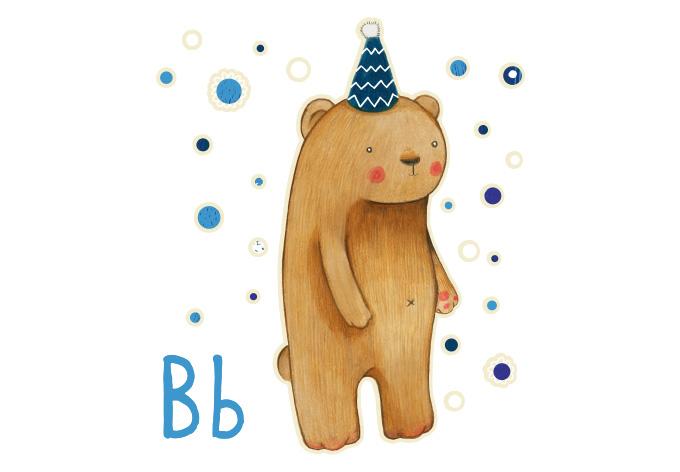 Muursticker Loske B is van Beer