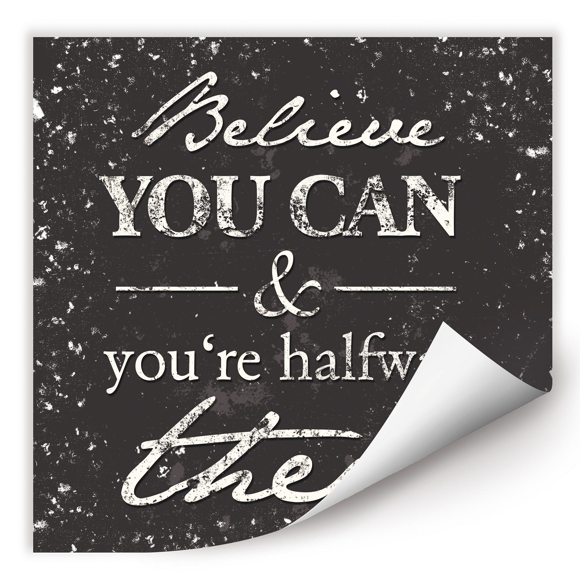 Wallprint Believe you can