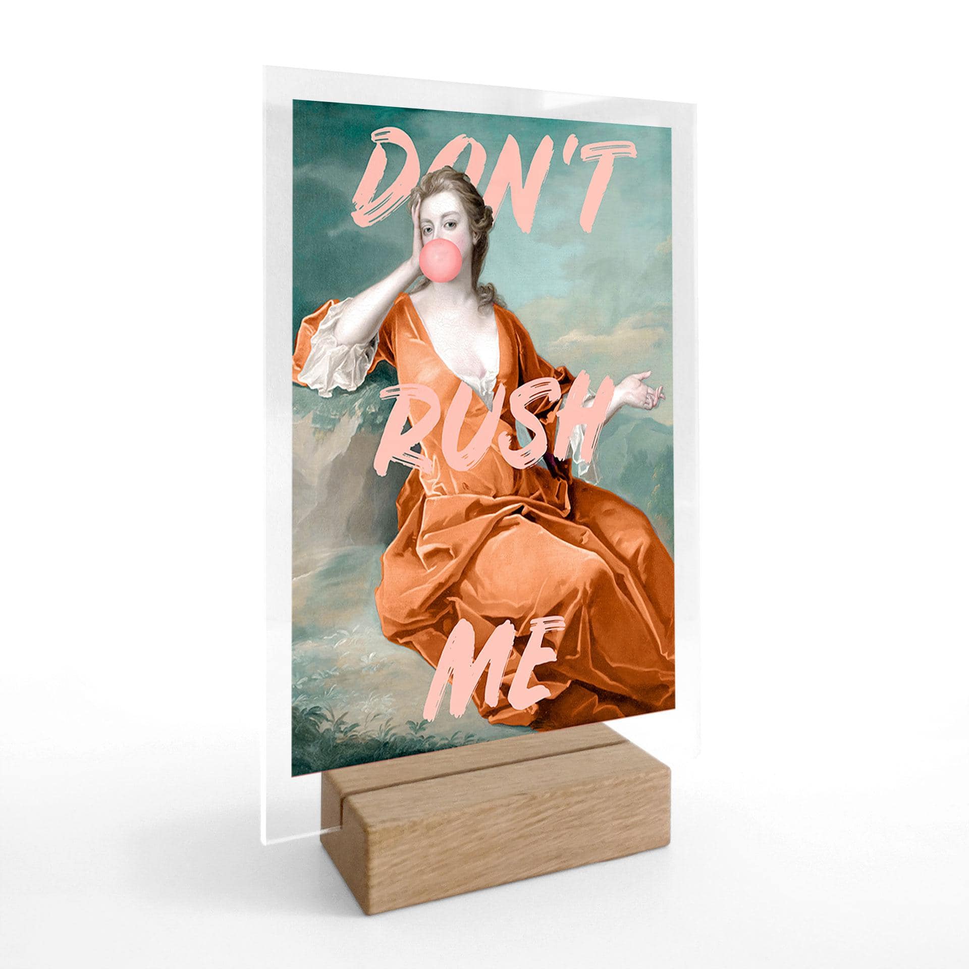 Akrylglas borddekoration Hertuginde Sarah Churchill: Don't rush me - Grace Digital Art