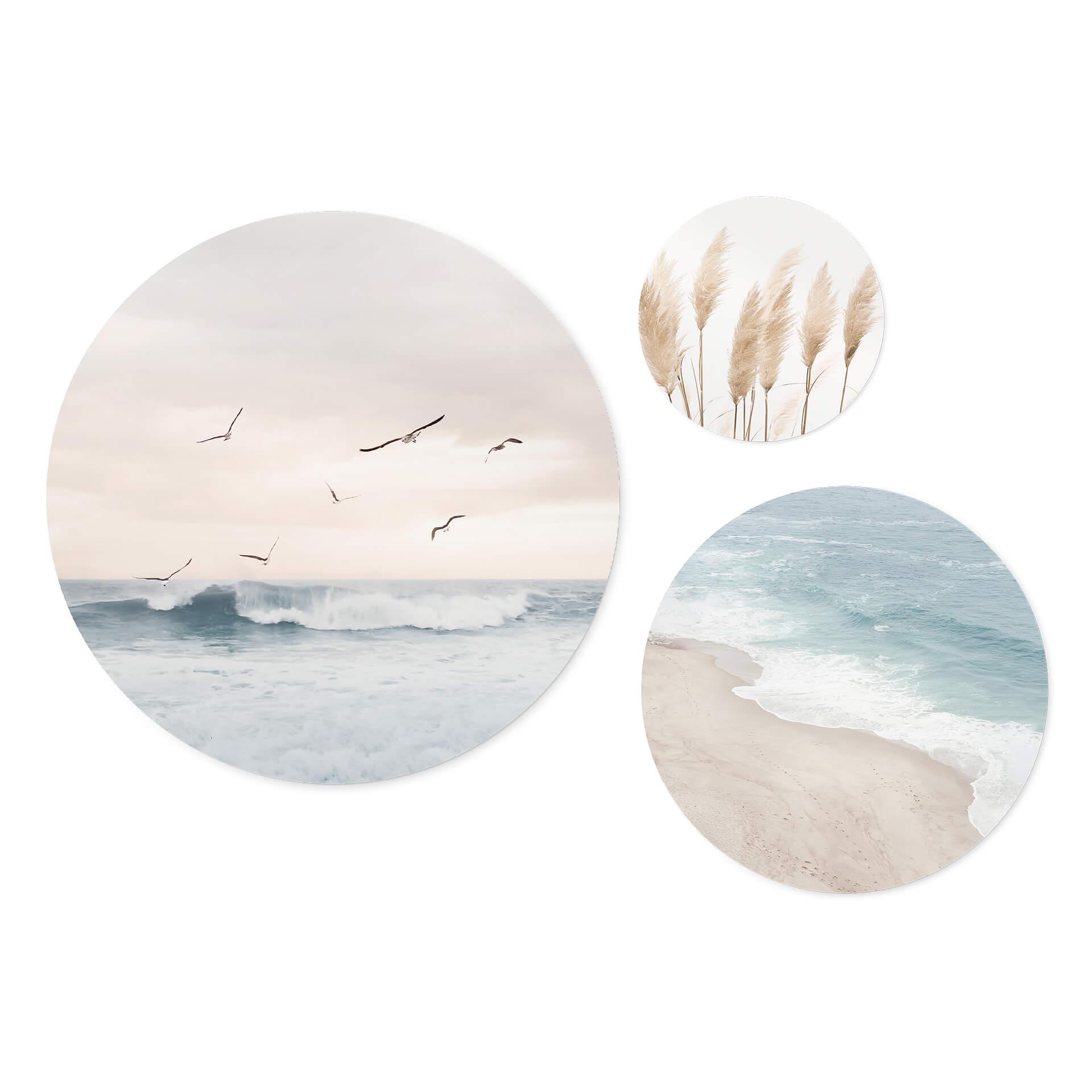 Plakat Sisi & Seb - Sommerdrøm ved havet-sæt (3 dele)
