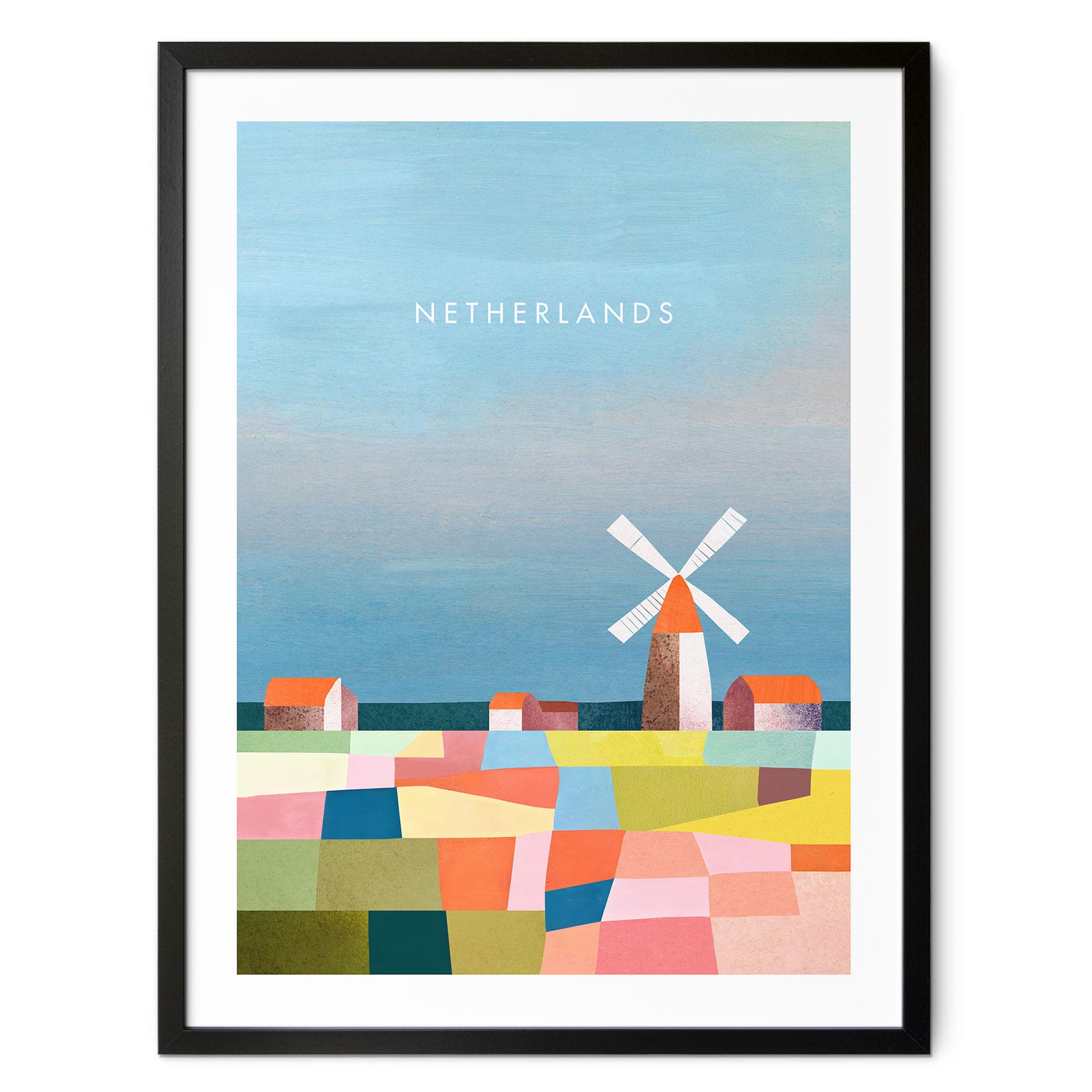 Plakat Rejse til Holland - Rivers