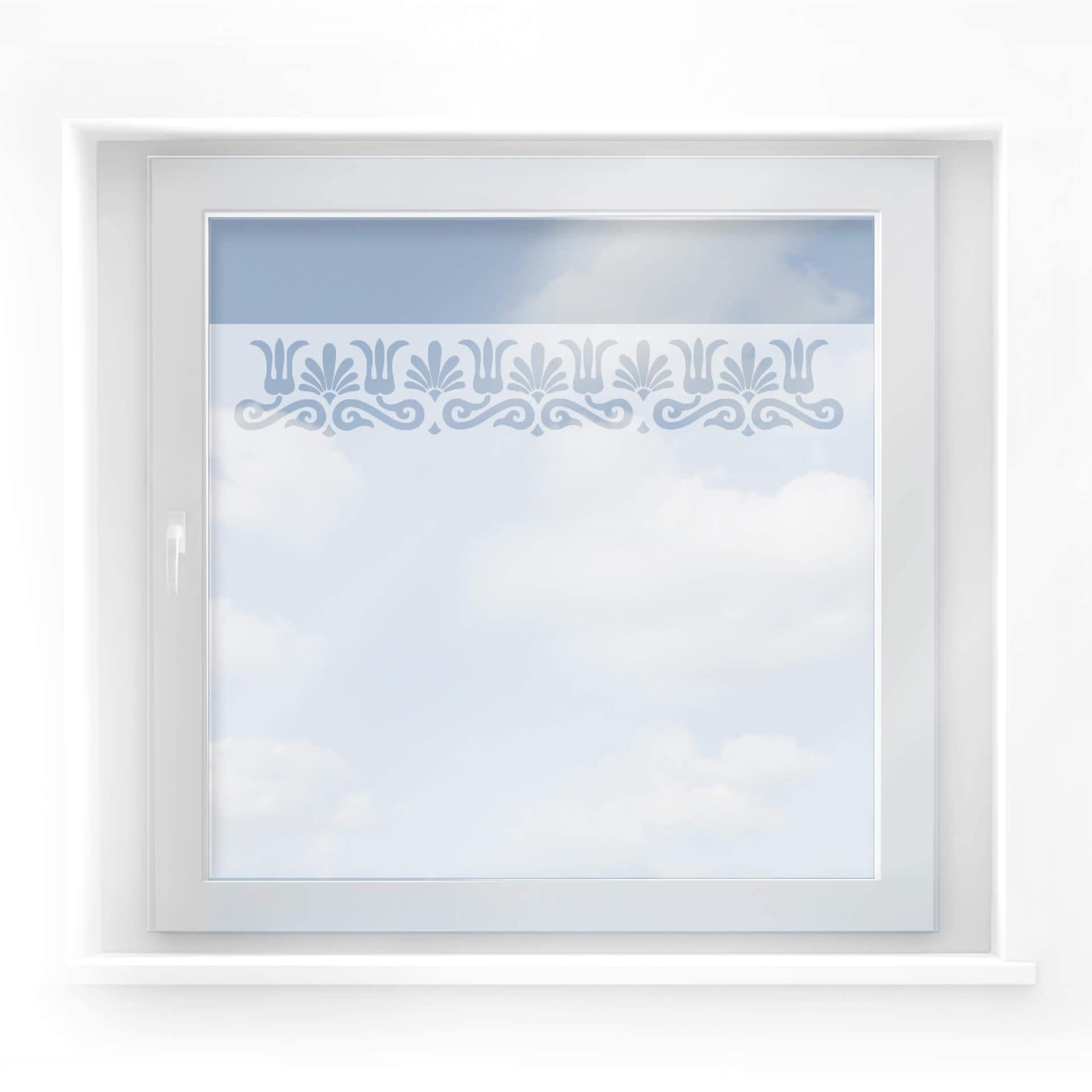Matteret glas - Ornament 1 Negativ