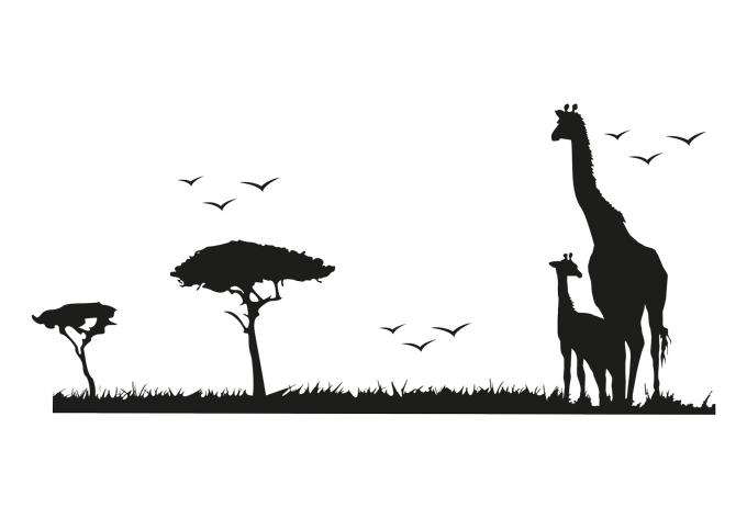 Wandtattoo Safari 2