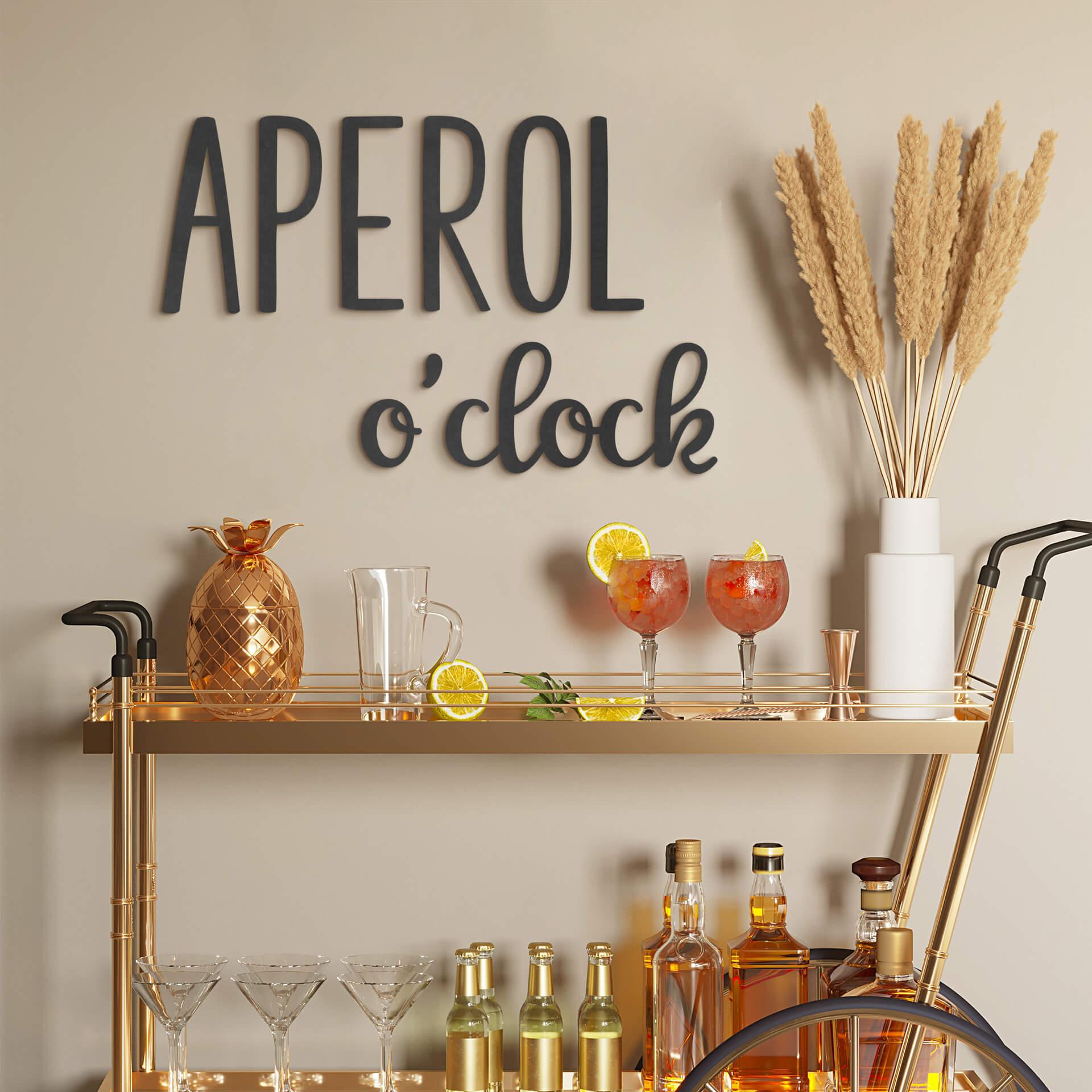 MDF-dekoration Aperol o'clock