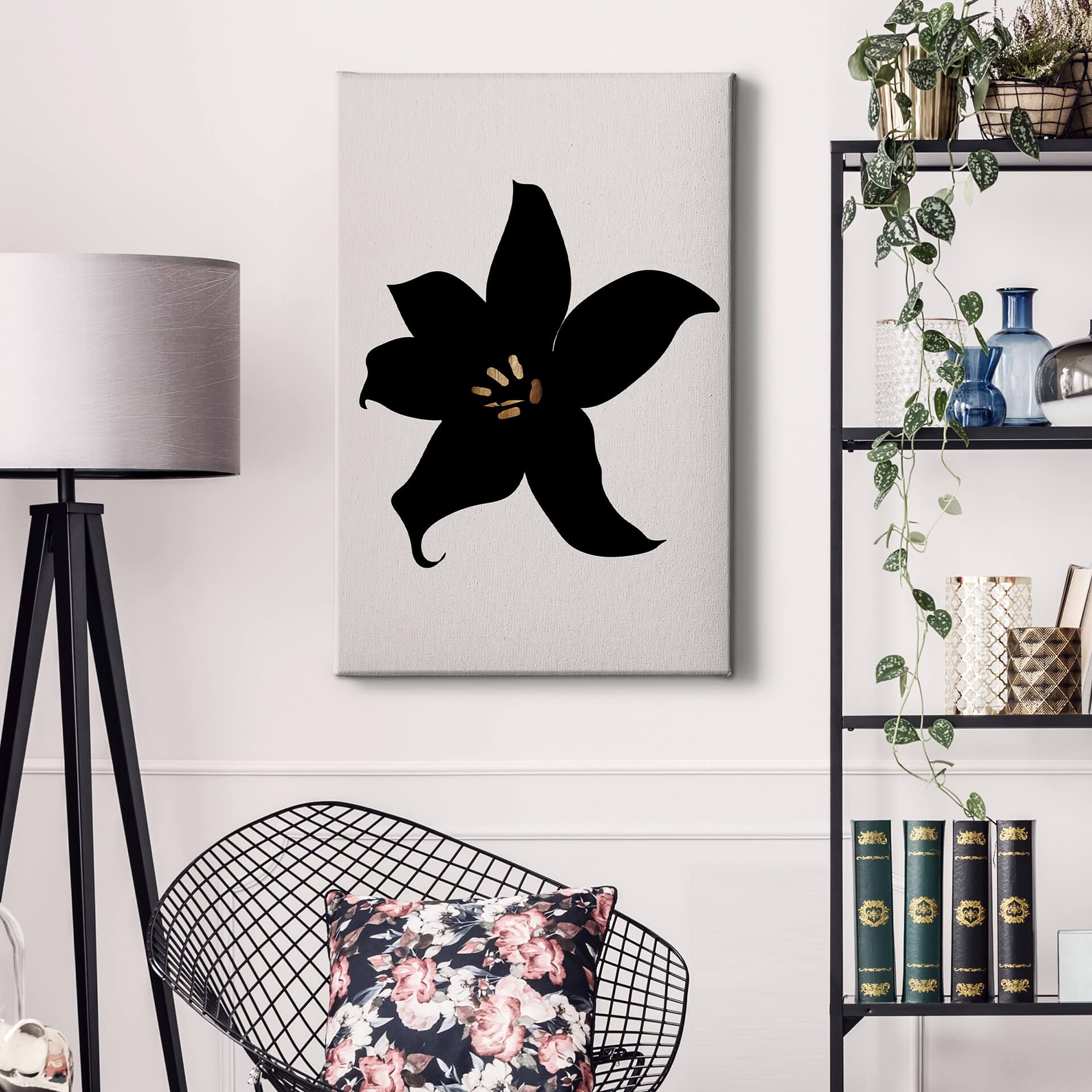 Canvas Kubistika - Dark Orchid
