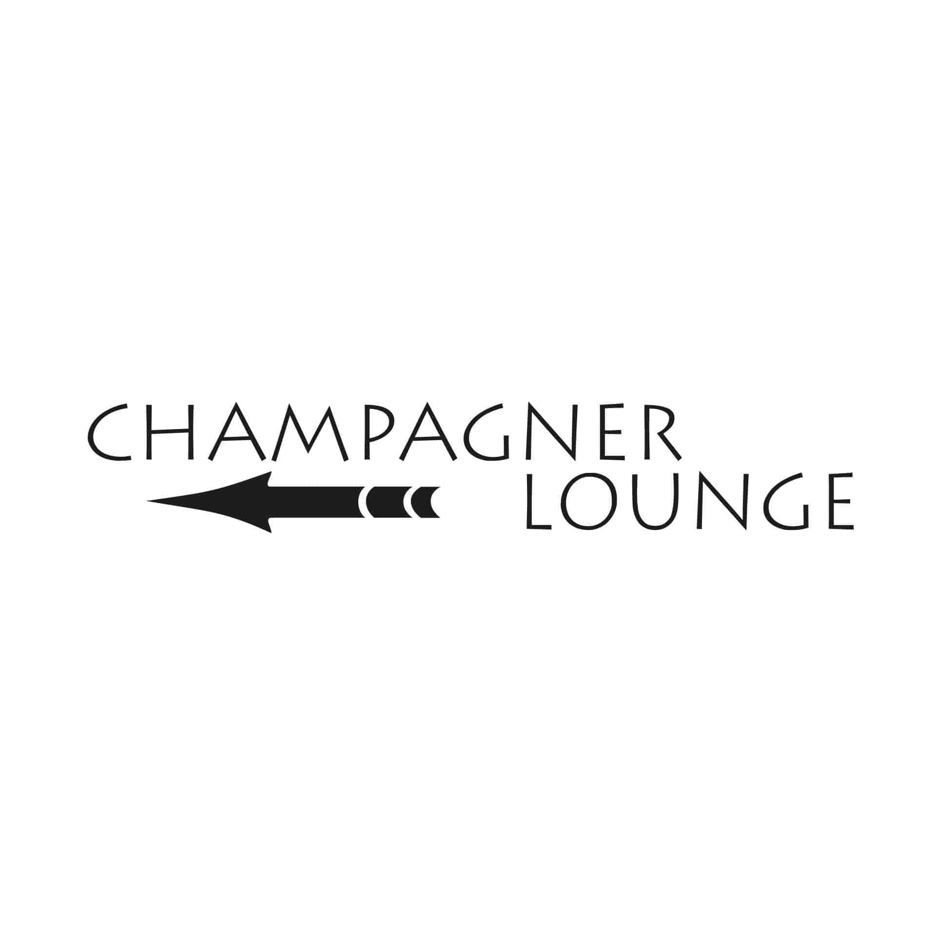 Wandtattoo Champagner Lounge