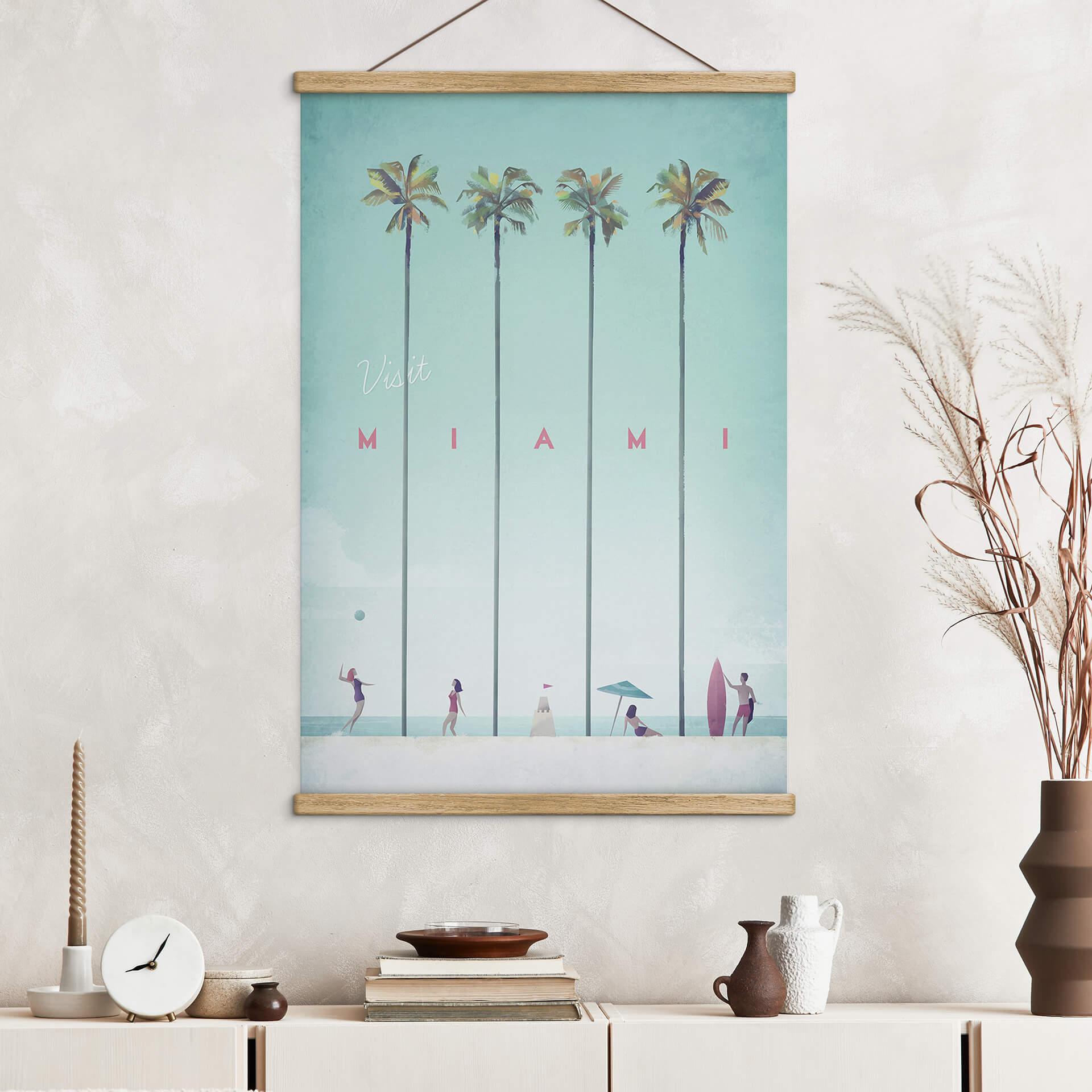 Tekstil plakat Rivers - Miami