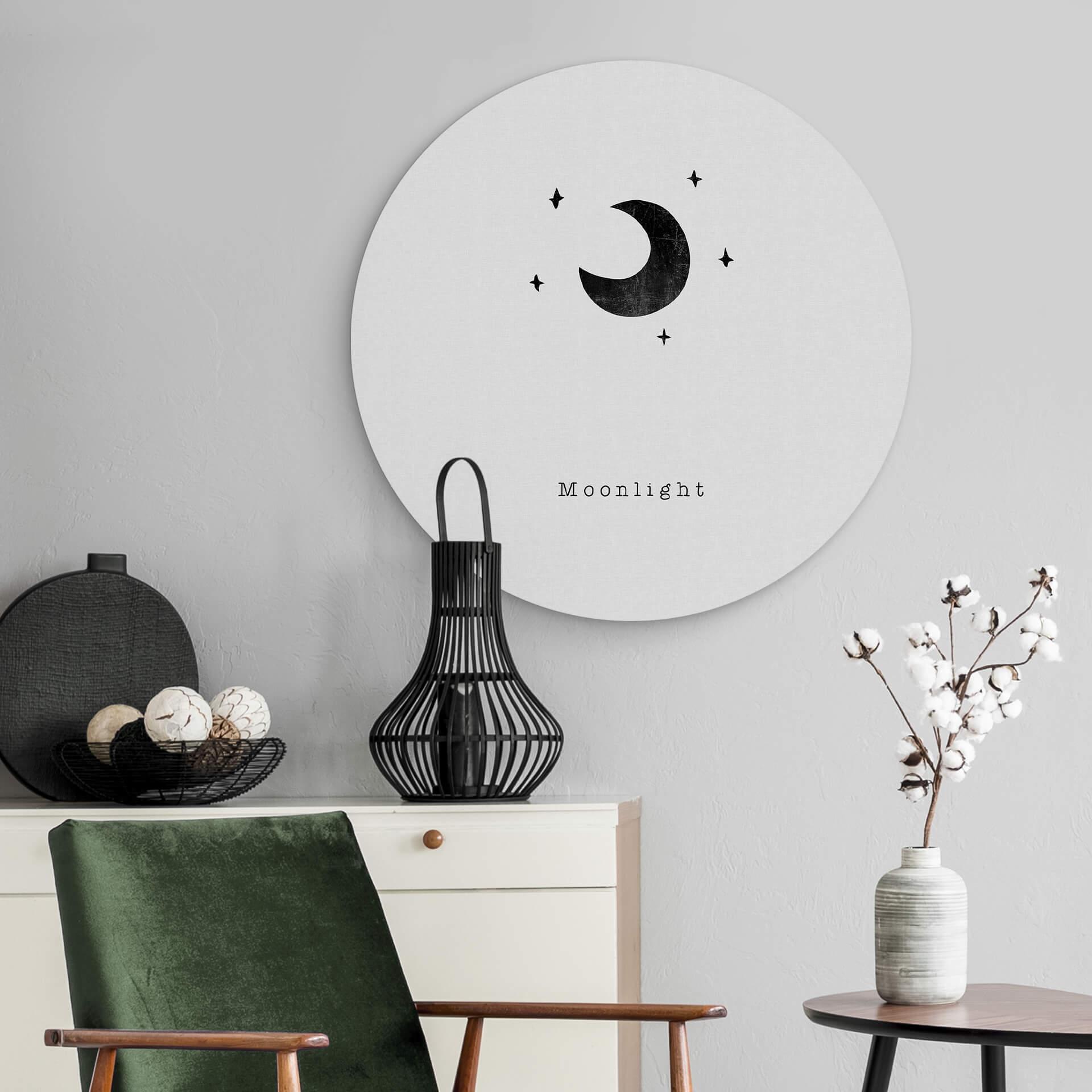 Alu-Dibond Orara Studio - Moonlight - Rund