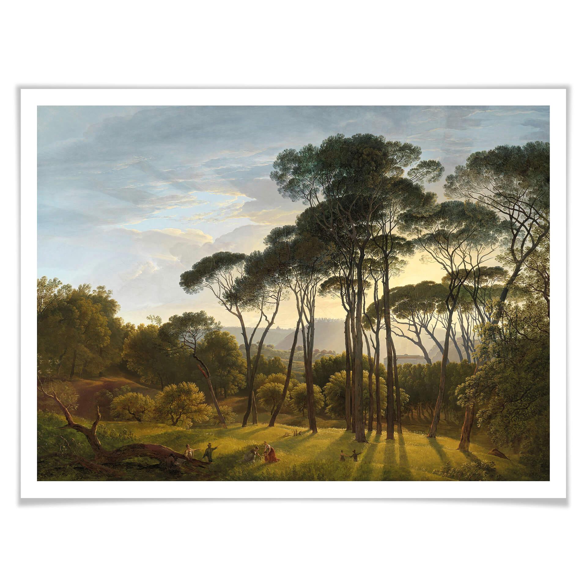 Plakat - Voogd - Italiensk landskab