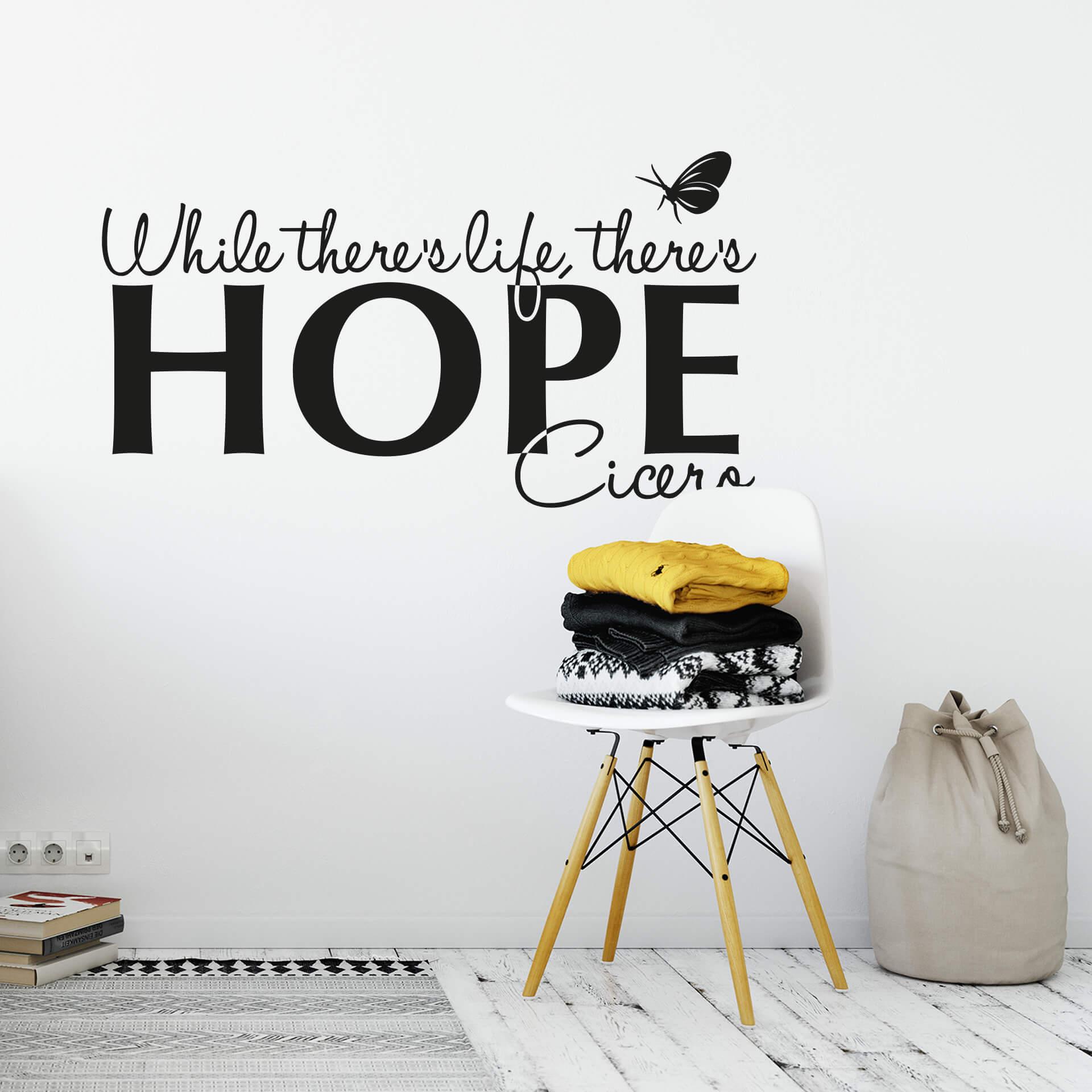 While there's life, there's hope!