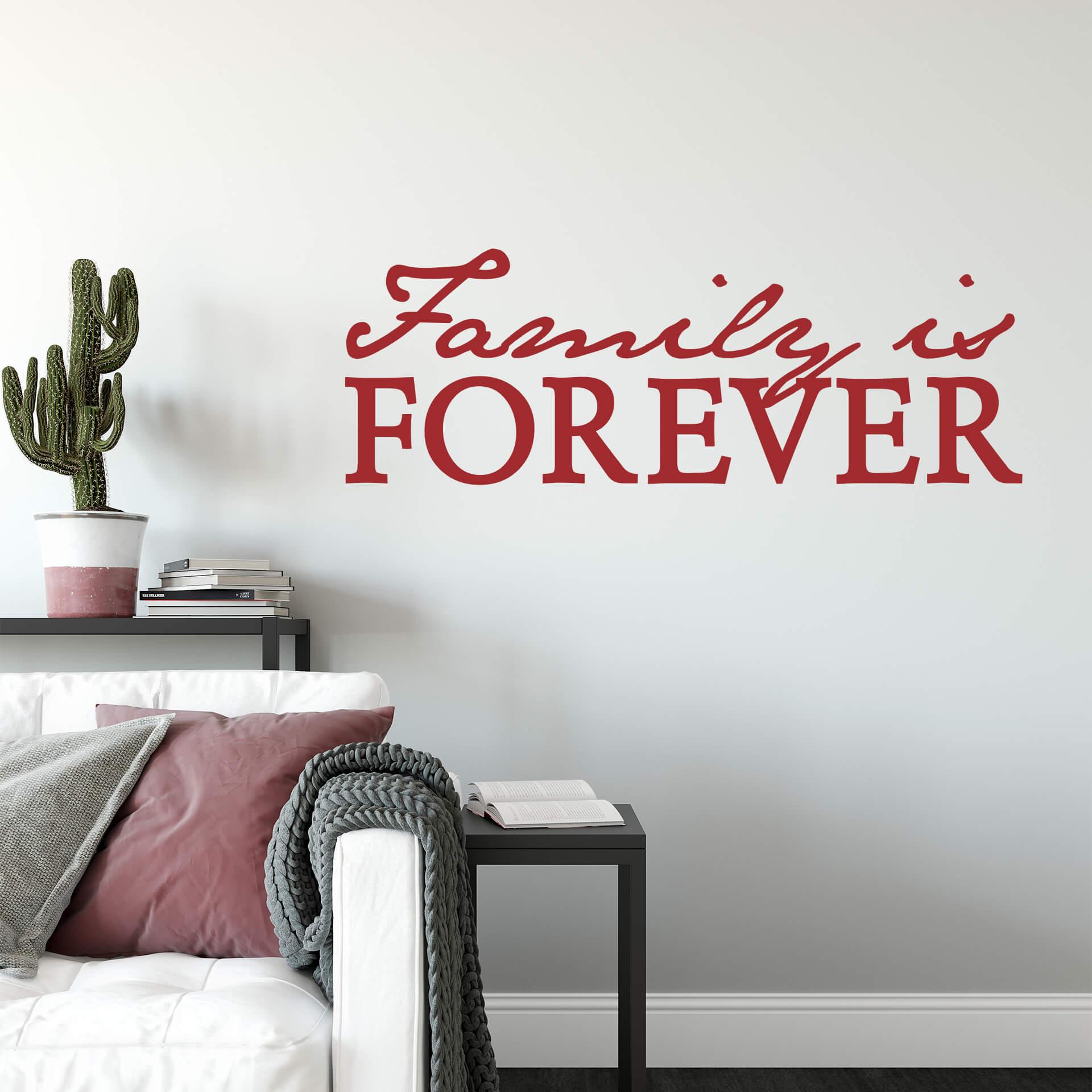 Wallsticker - Family is forever