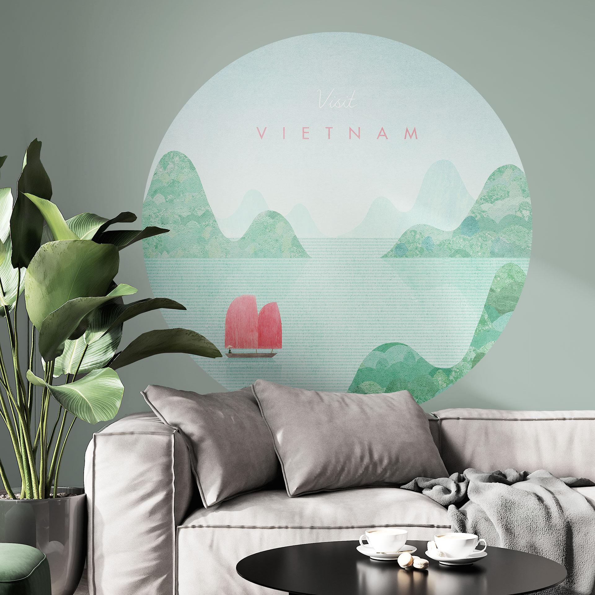 Wallsticker Halong Bay på Vietnam-rejser - Rivers - Round