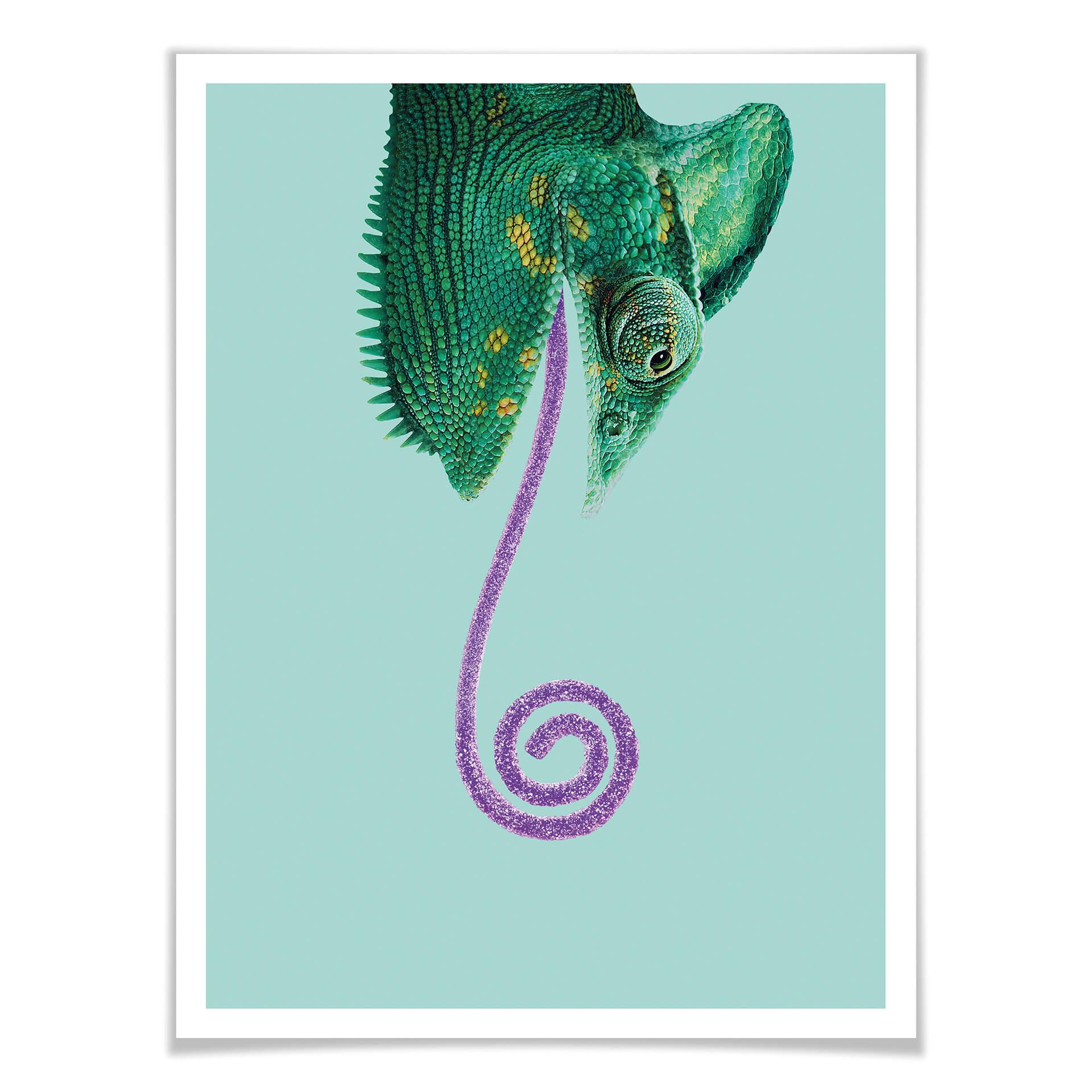 Plakat Loose - Cukierkowy kameleon