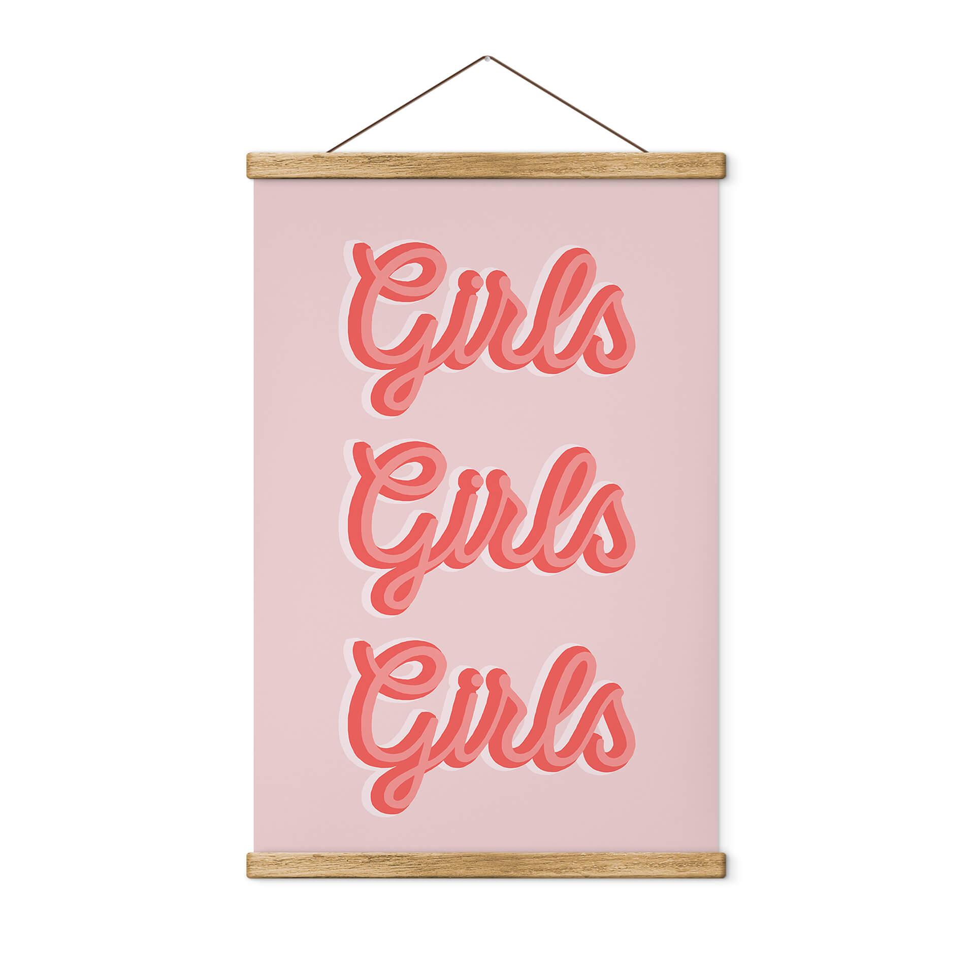Tekstil plakat Kerr-Dineen - Girls Girls Girls