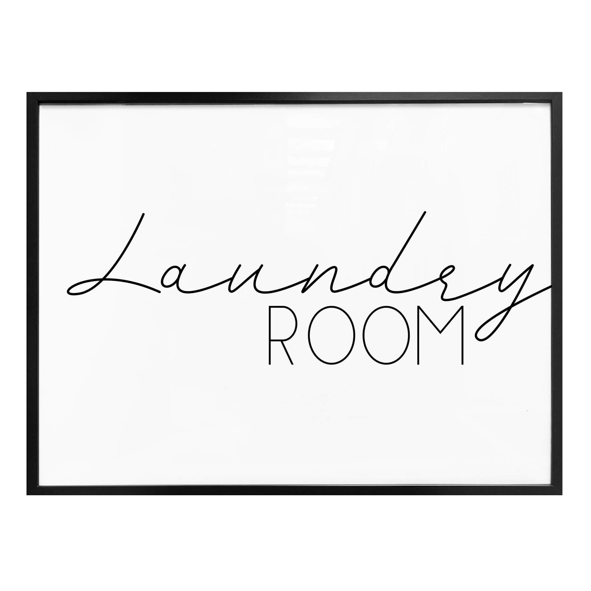 Plakat - Laundry room