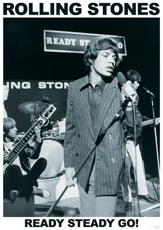 Plakat Rolling Stones - Ready Steady Go, Plakat (59,4 x 84,1 cm)