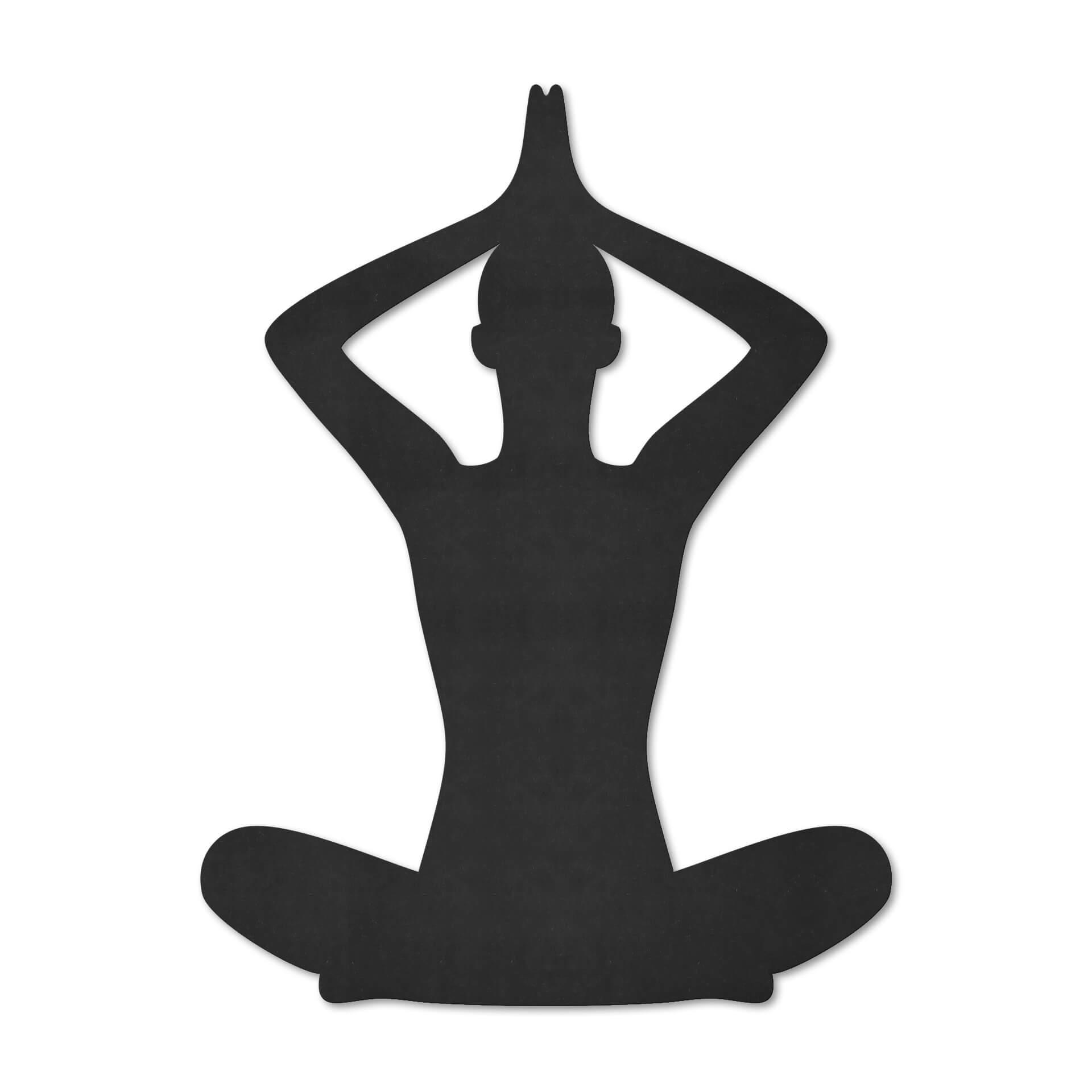 MDF - Holzdeko - Yoga Pose sitzend 02